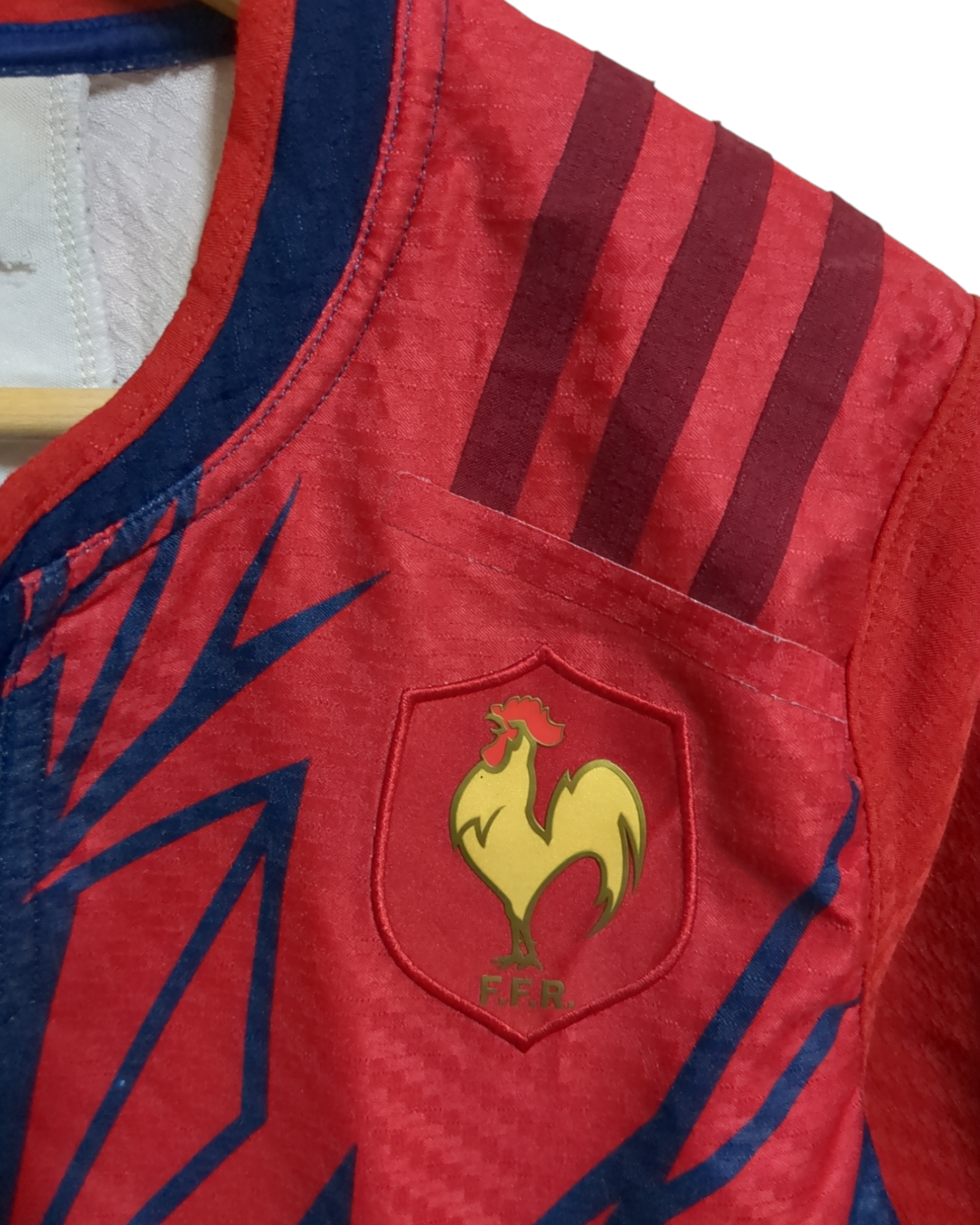 2014-15 Adidas France Rugby Sevens Home Shirt - (S)