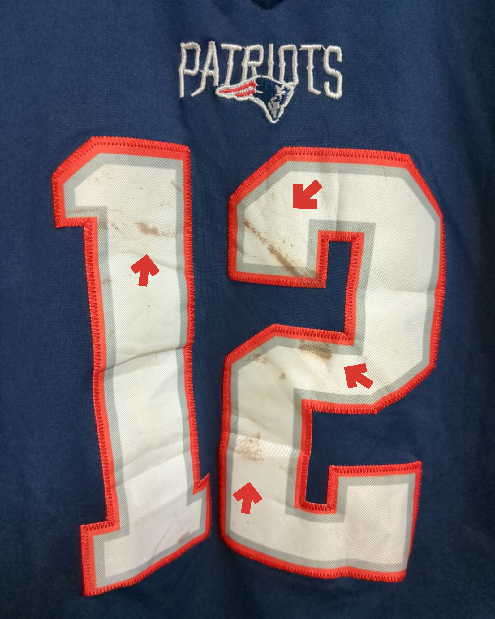 2015 Nike New England Patriots #12 Tom Brady Home Jersey - (S)