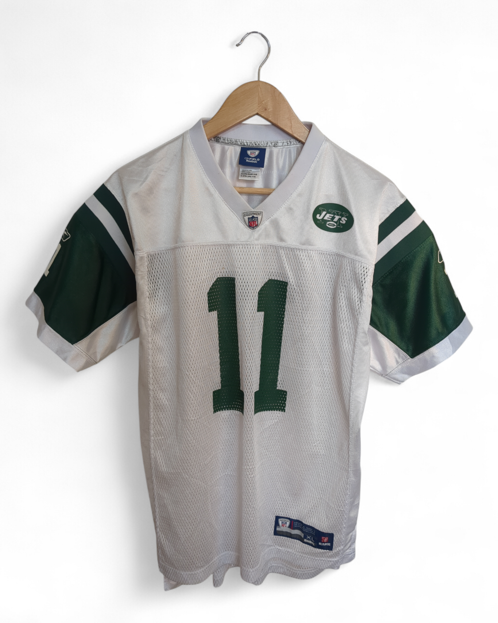 2008-11 Reebok New York Jets #11 Kellen Clemens Away Jersey - (M)