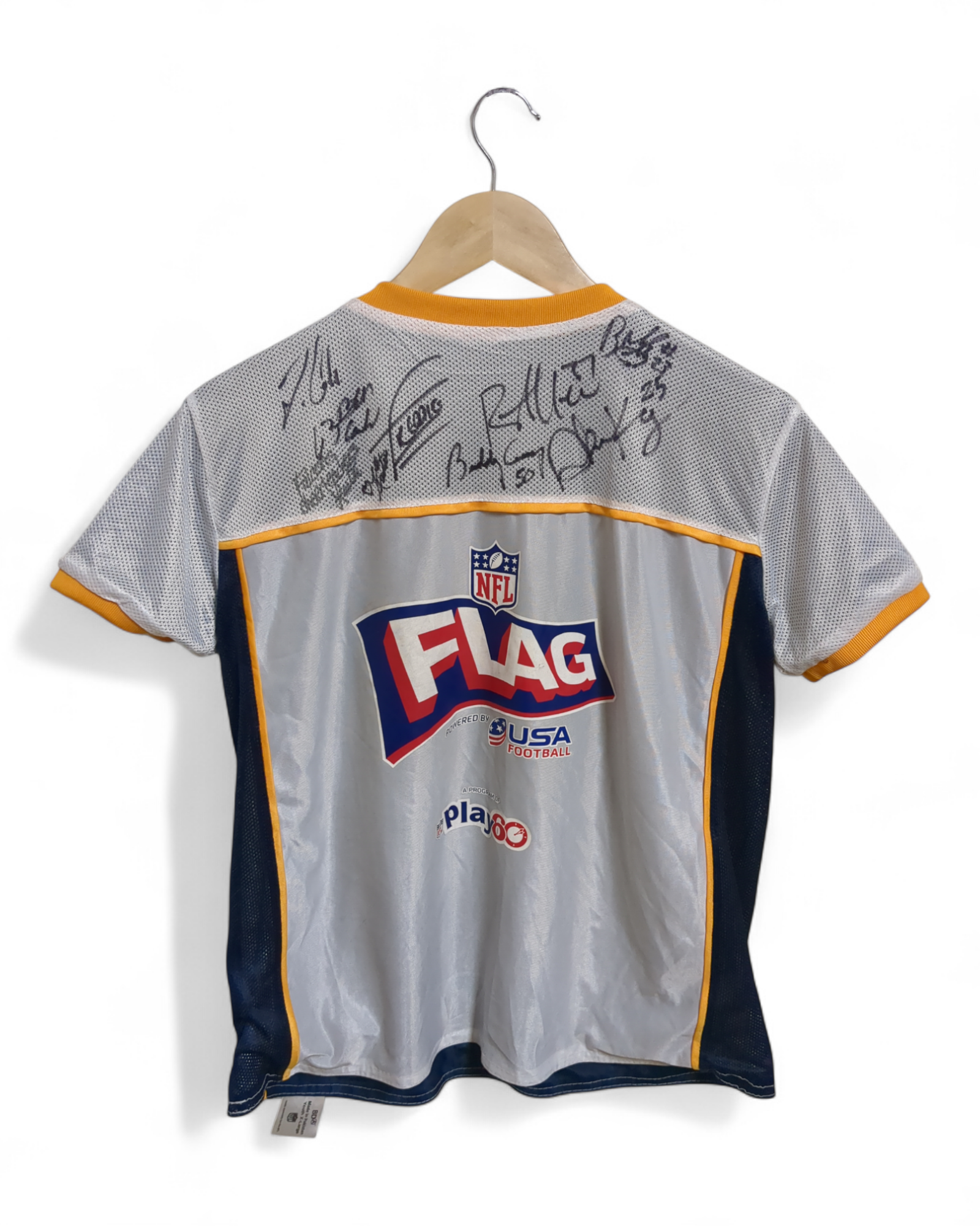 NFL Los Angeles Chargers Reversible Flag Signed Jersey - (M)