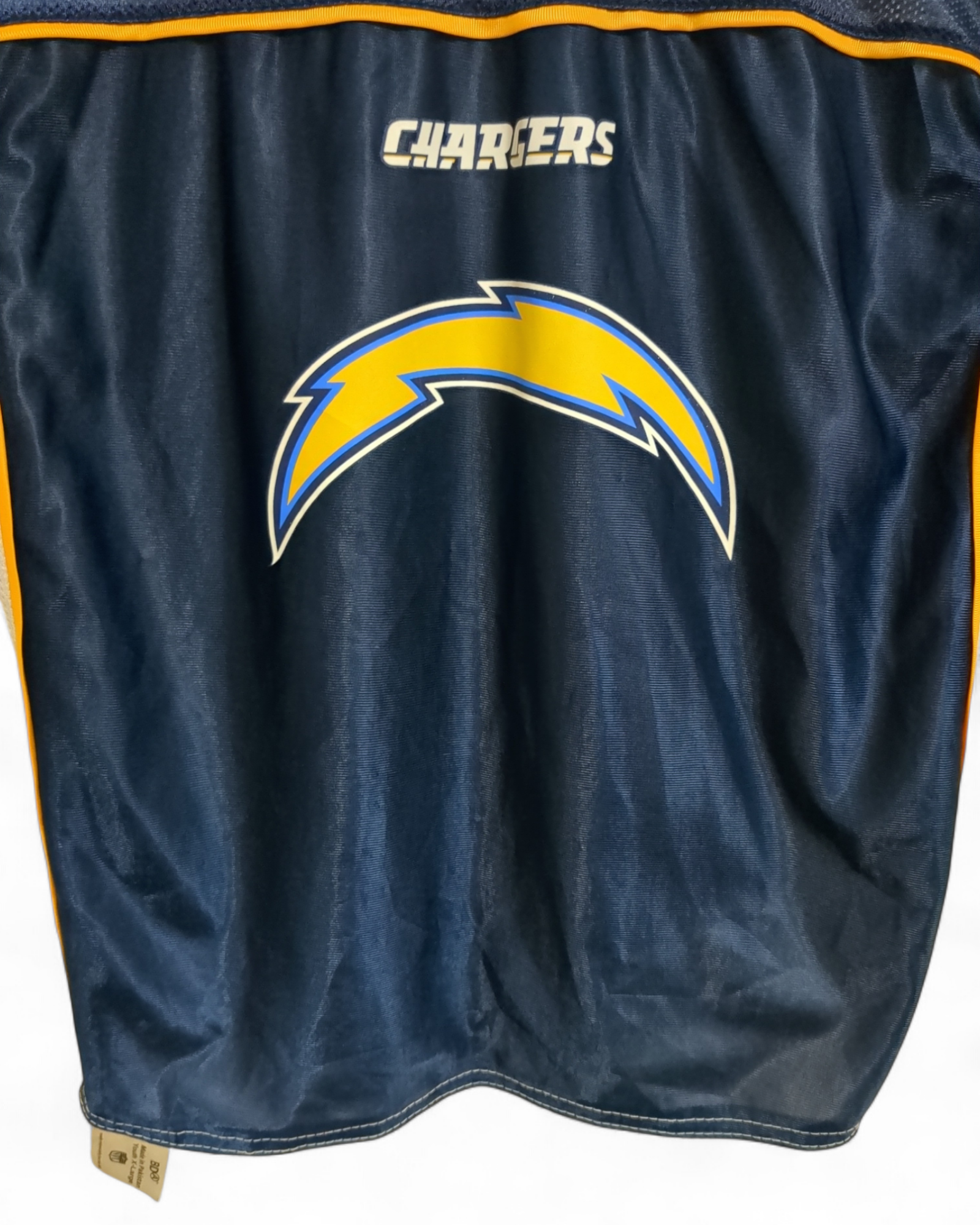 NFL Los Angeles Chargers Reversible Flag Signed Jersey - (M)