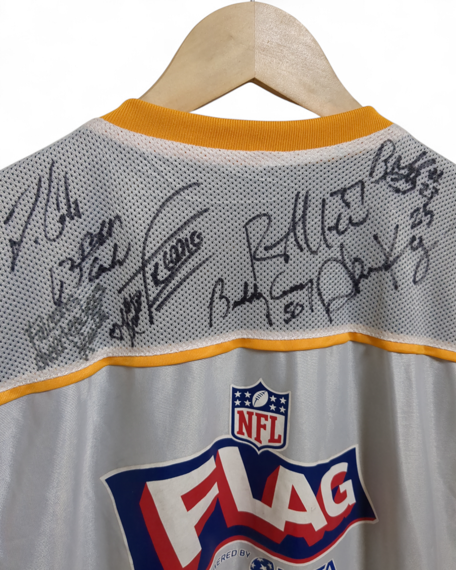 NFL Los Angeles Chargers Reversible Flag Signed Jersey - (M)