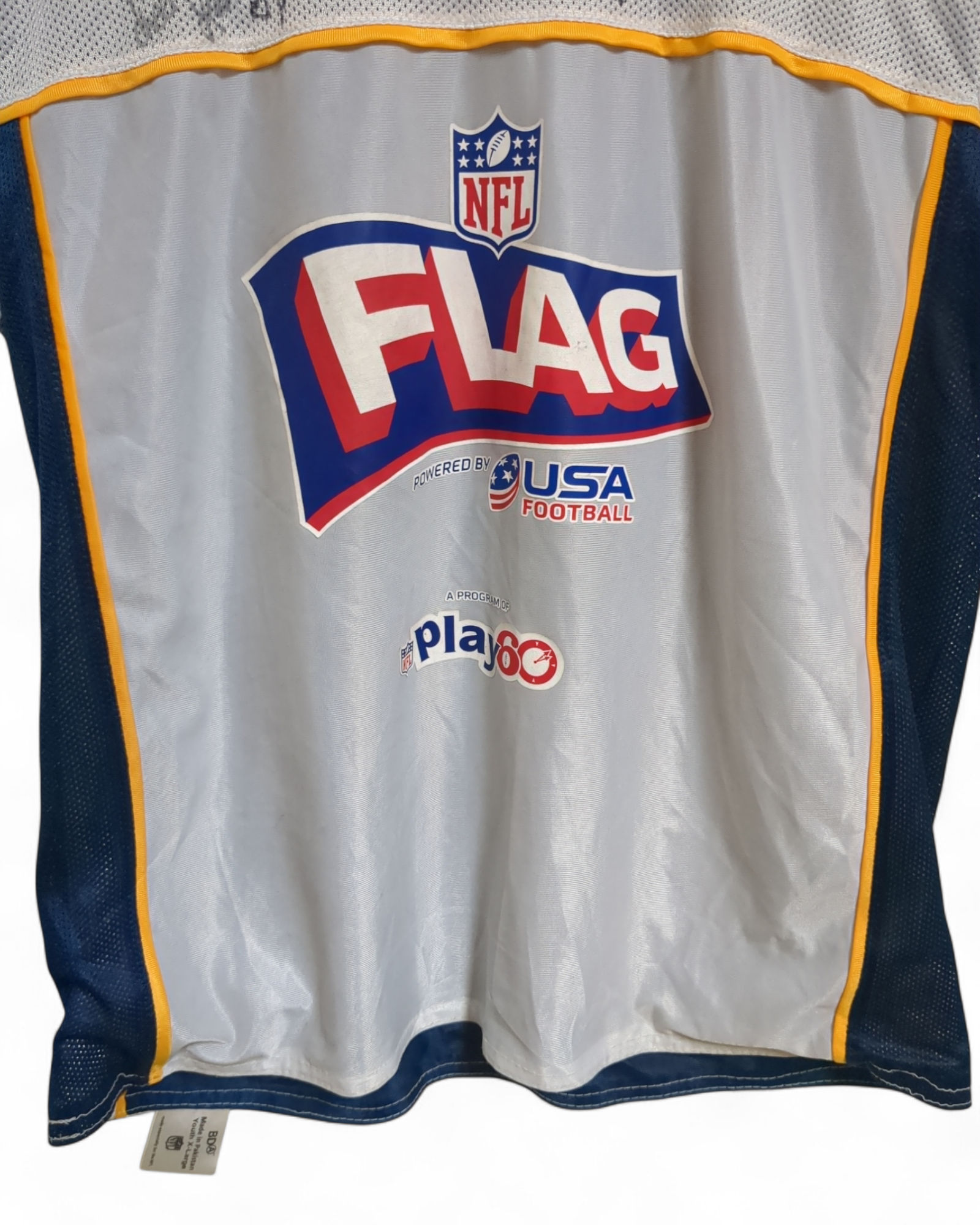 NFL Los Angeles Chargers Reversible Flag Signed Jersey - (M)