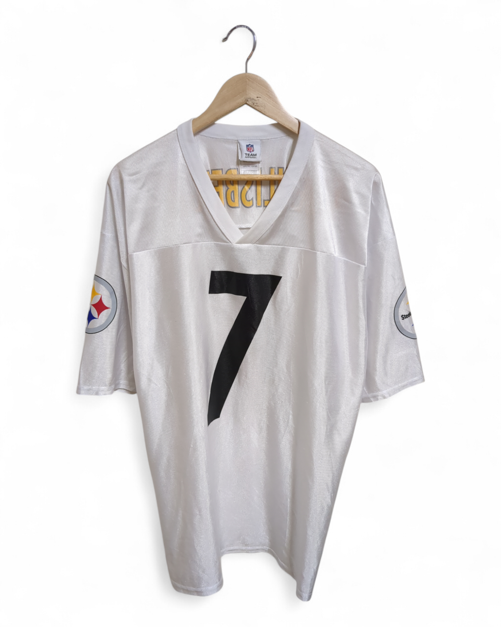 NFL Team Apparel 00s Pittsburgh Steelers #7 Roethkisberger Merchandise Jersey - (XL)