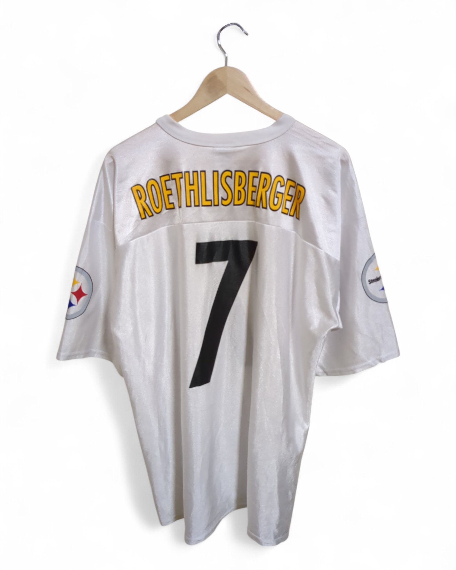 NFL Team Apparel 00s Pittsburgh Steelers #7 Roethkisberger Merchandise Jersey - (XL)