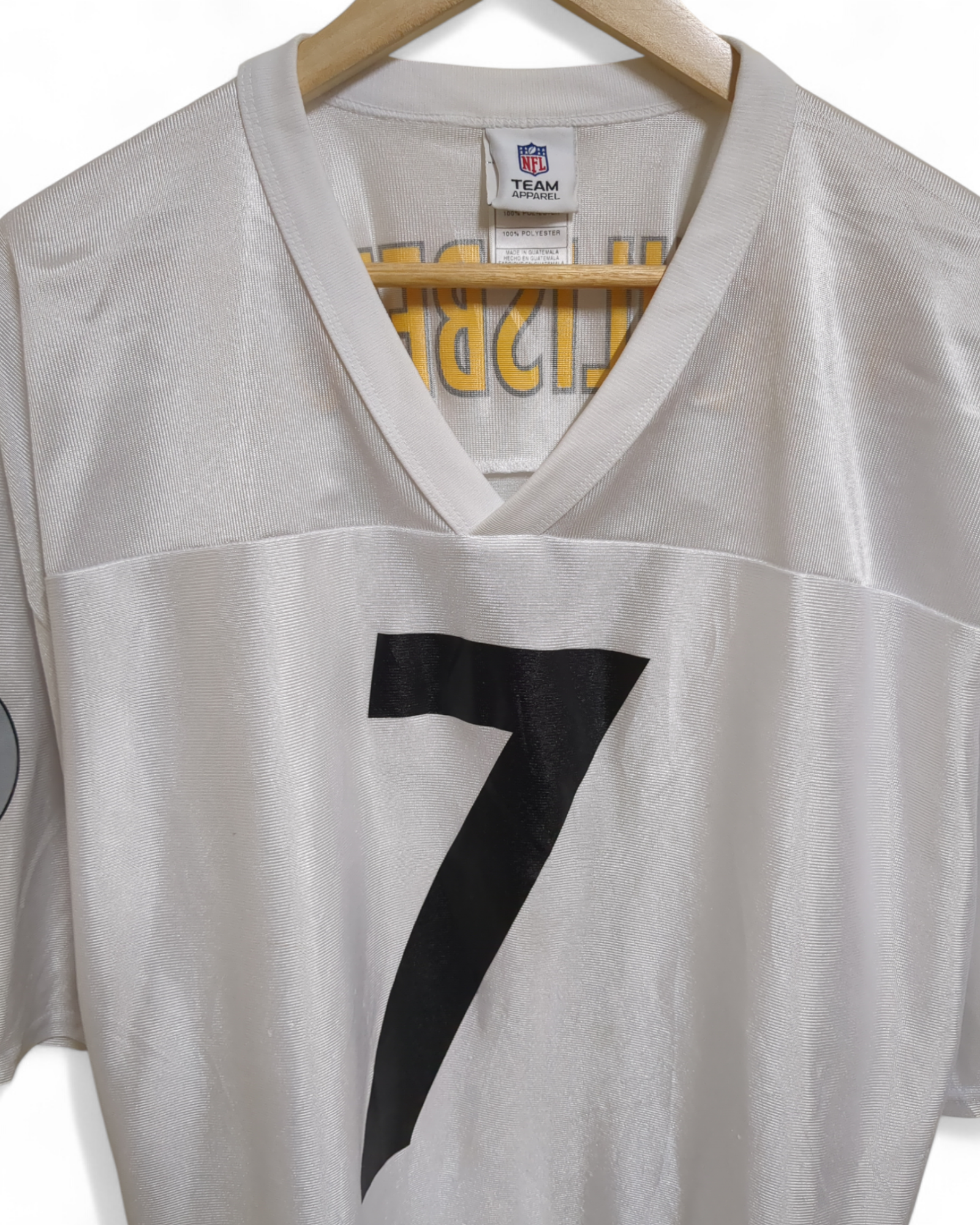 NFL Team Apparel 00s Pittsburgh Steelers #7 Roethkisberger Merchandise Jersey - (XL)