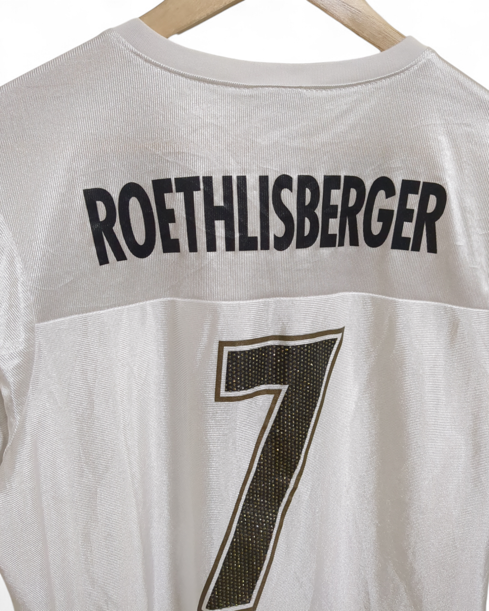NFL Team Apparel 00s Pittsburgh Steelers #7 Roethkisberger Merchandise Jersey - (M)