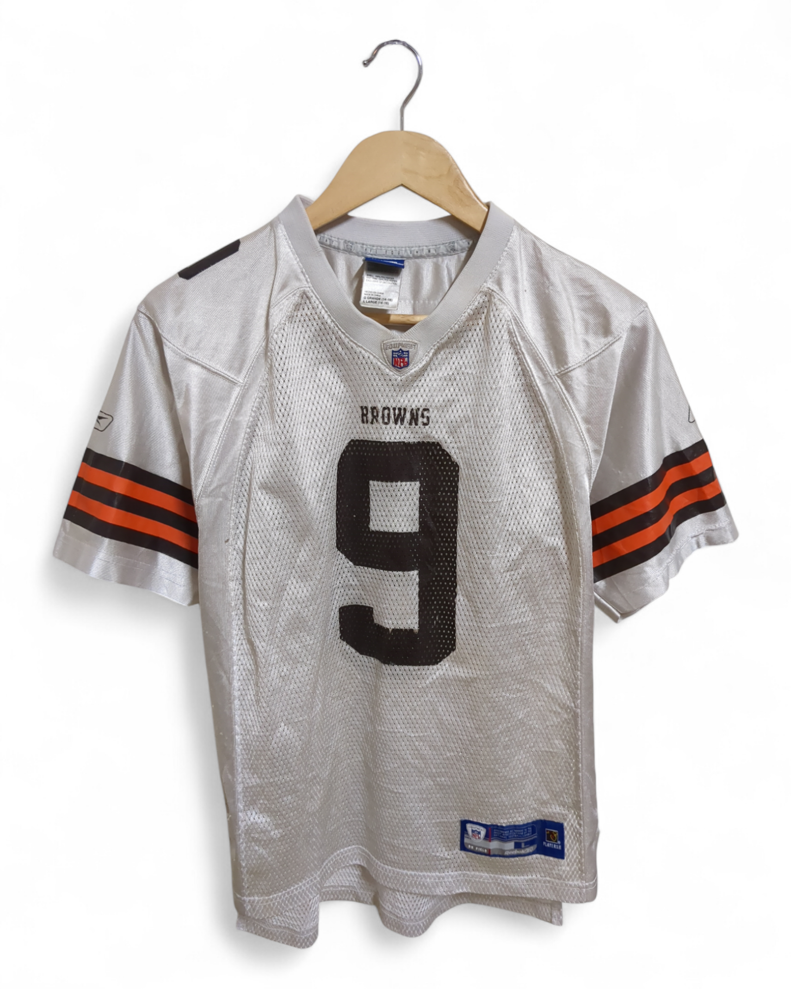 2005-06 Reebok Cleveland Browns #9 Charlie Frye Away Jersey - (S)