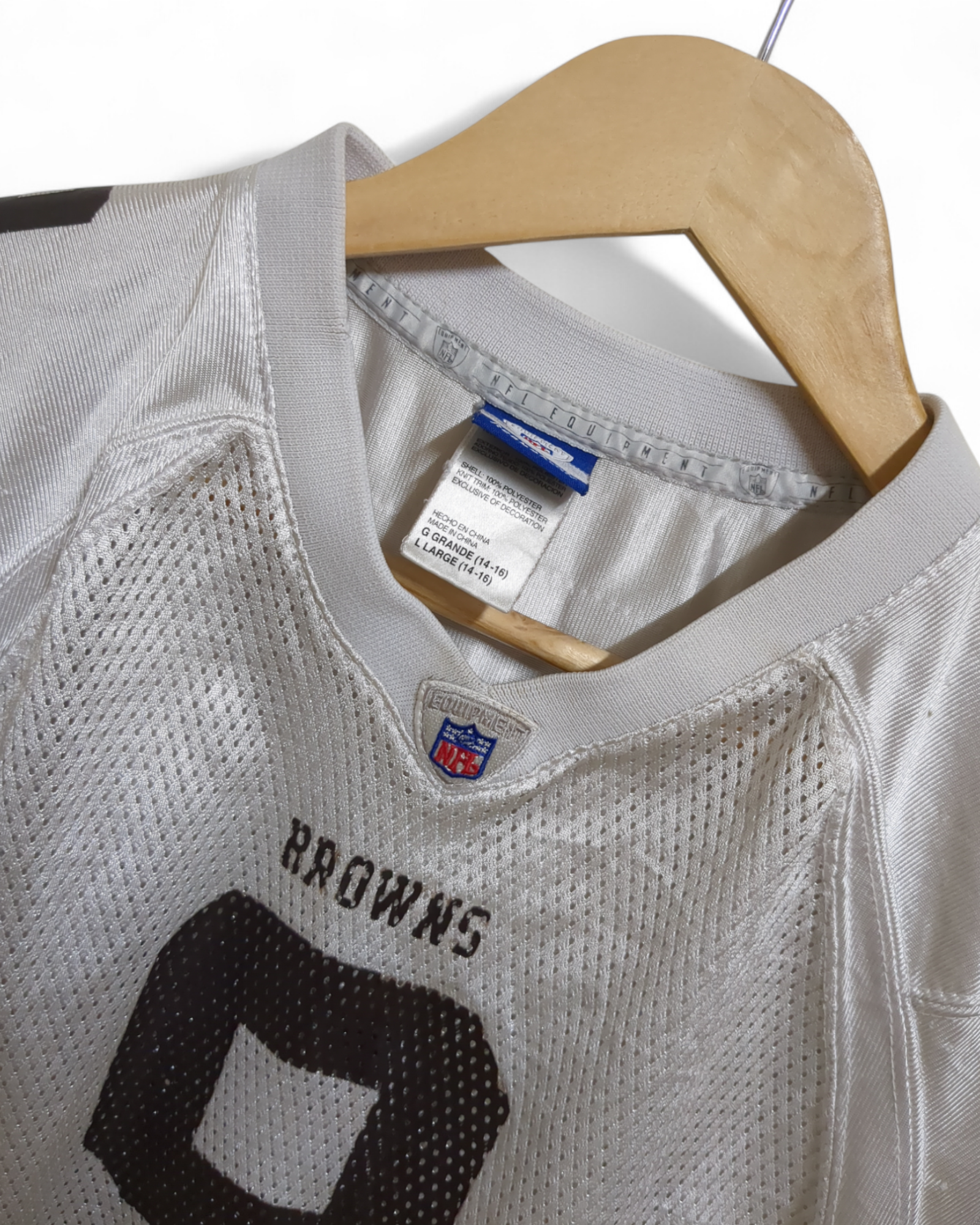 2005-06 Reebok Cleveland Browns #9 Charlie Frye Away Jersey - (S)