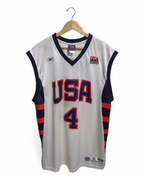 2004 Reebok USA #4 Iverson Home Jersey - (XL)