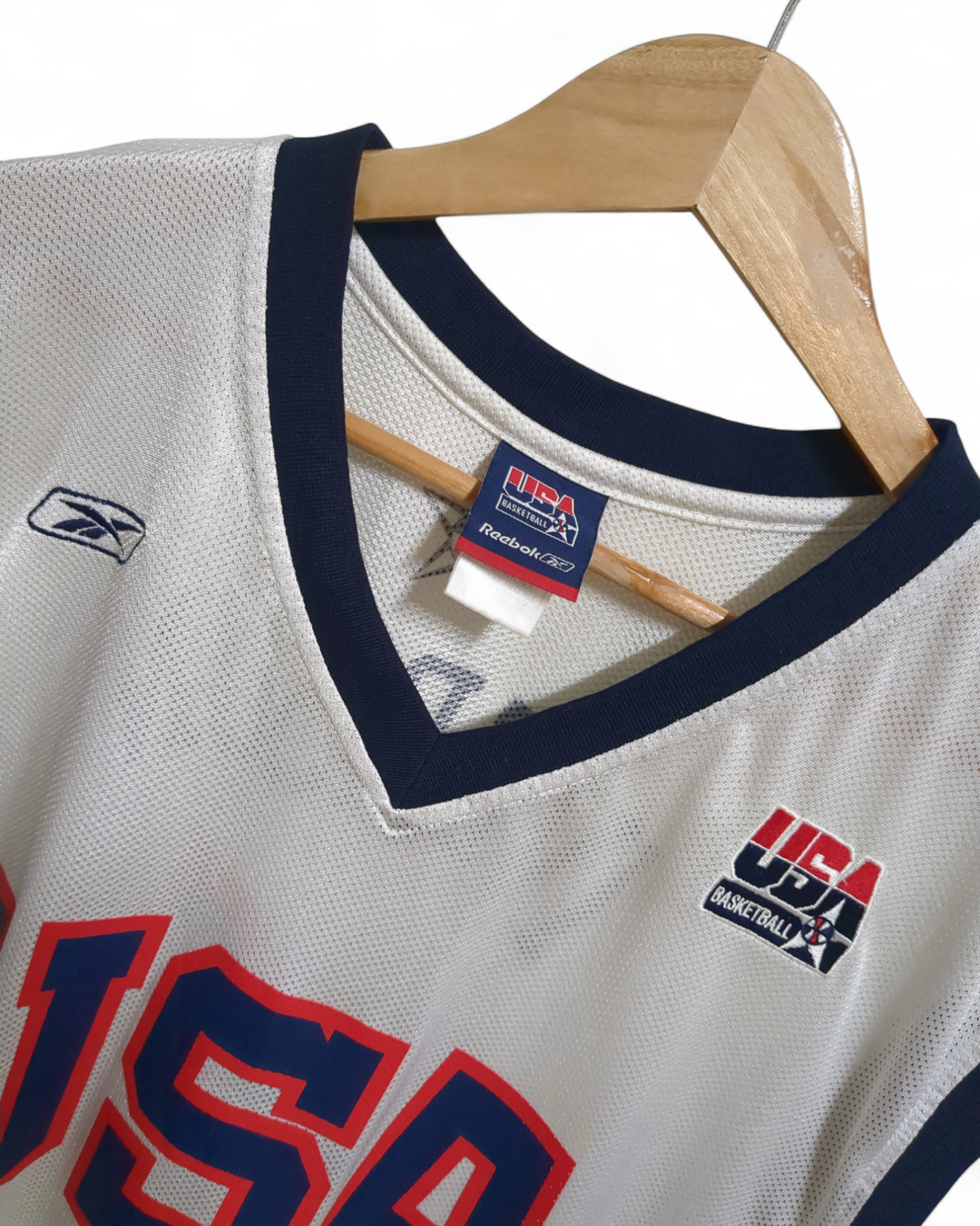 2004 Reebok USA #4 Iverson Home Jersey - (XL)