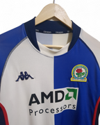2002-03 Kappa Blackburn Rovers Home Shirt - (L)
