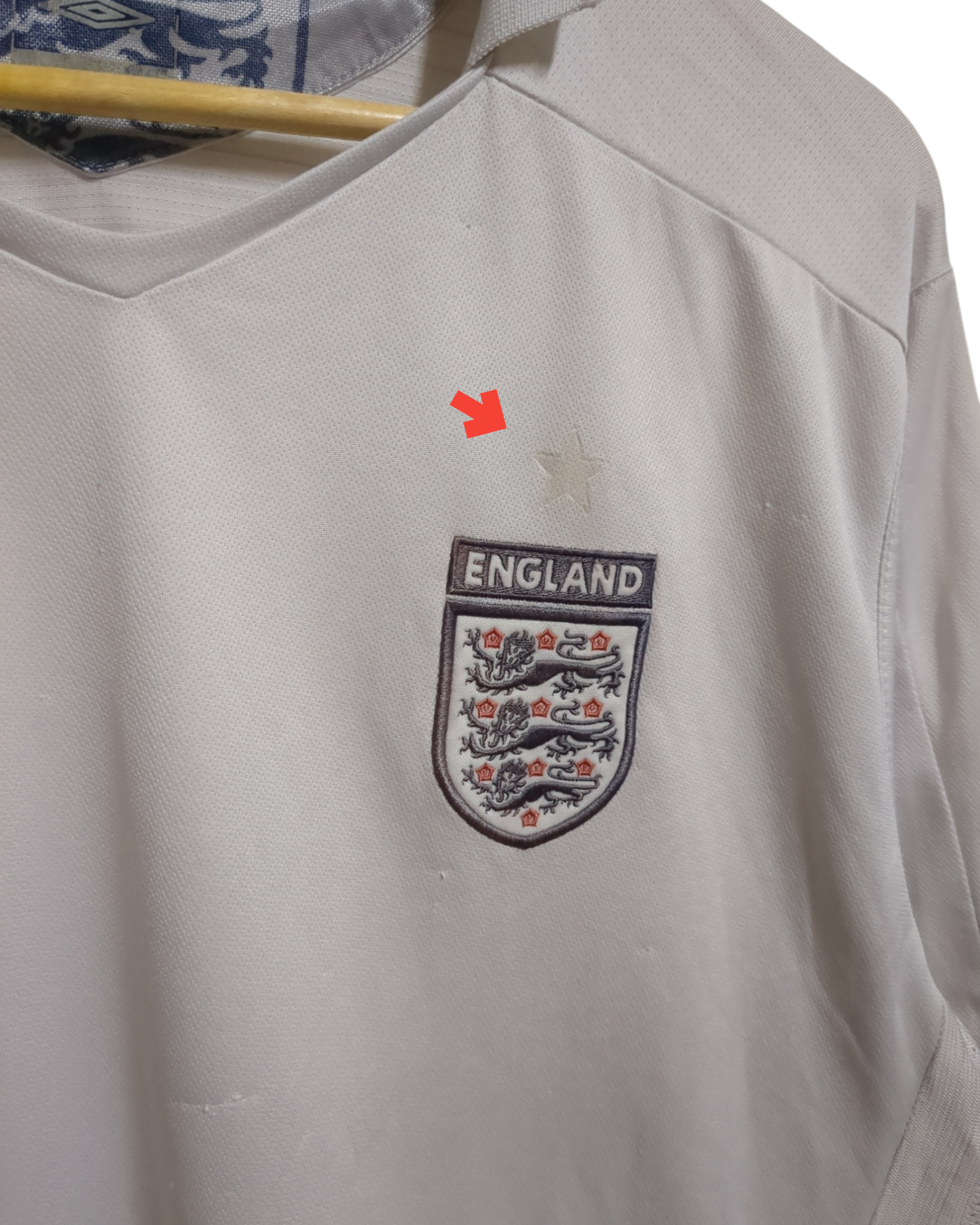 2005-07 Umbro England Home Shirt - (L)