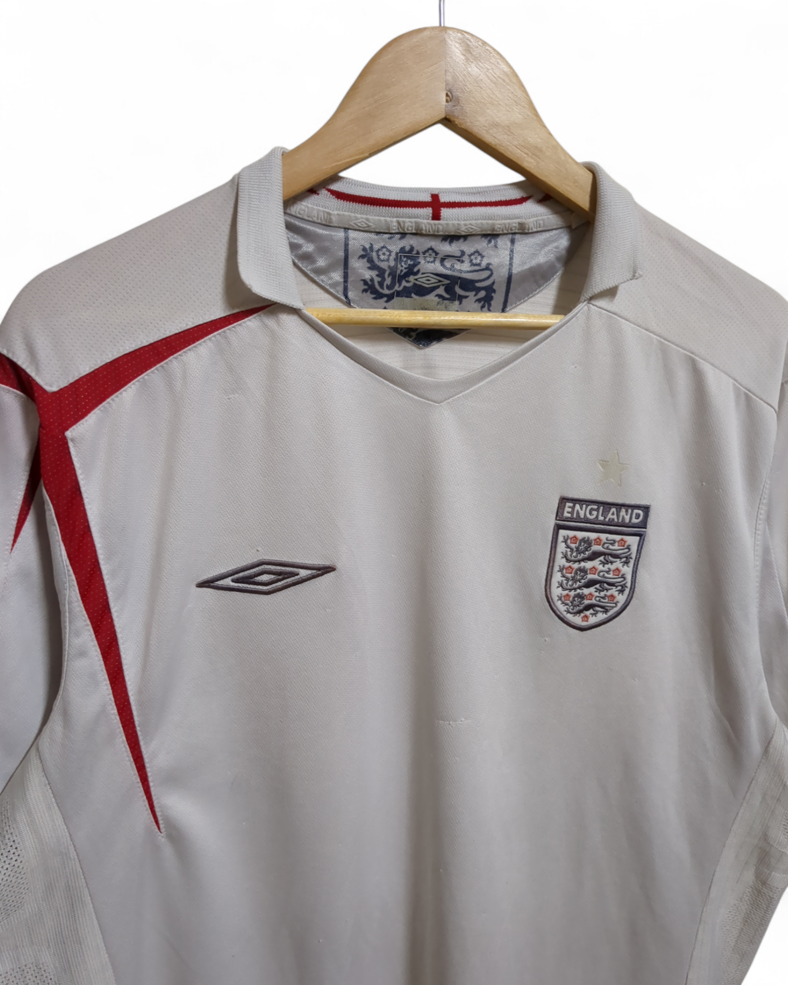 2005-07 Umbro England Home Shirt - (L)