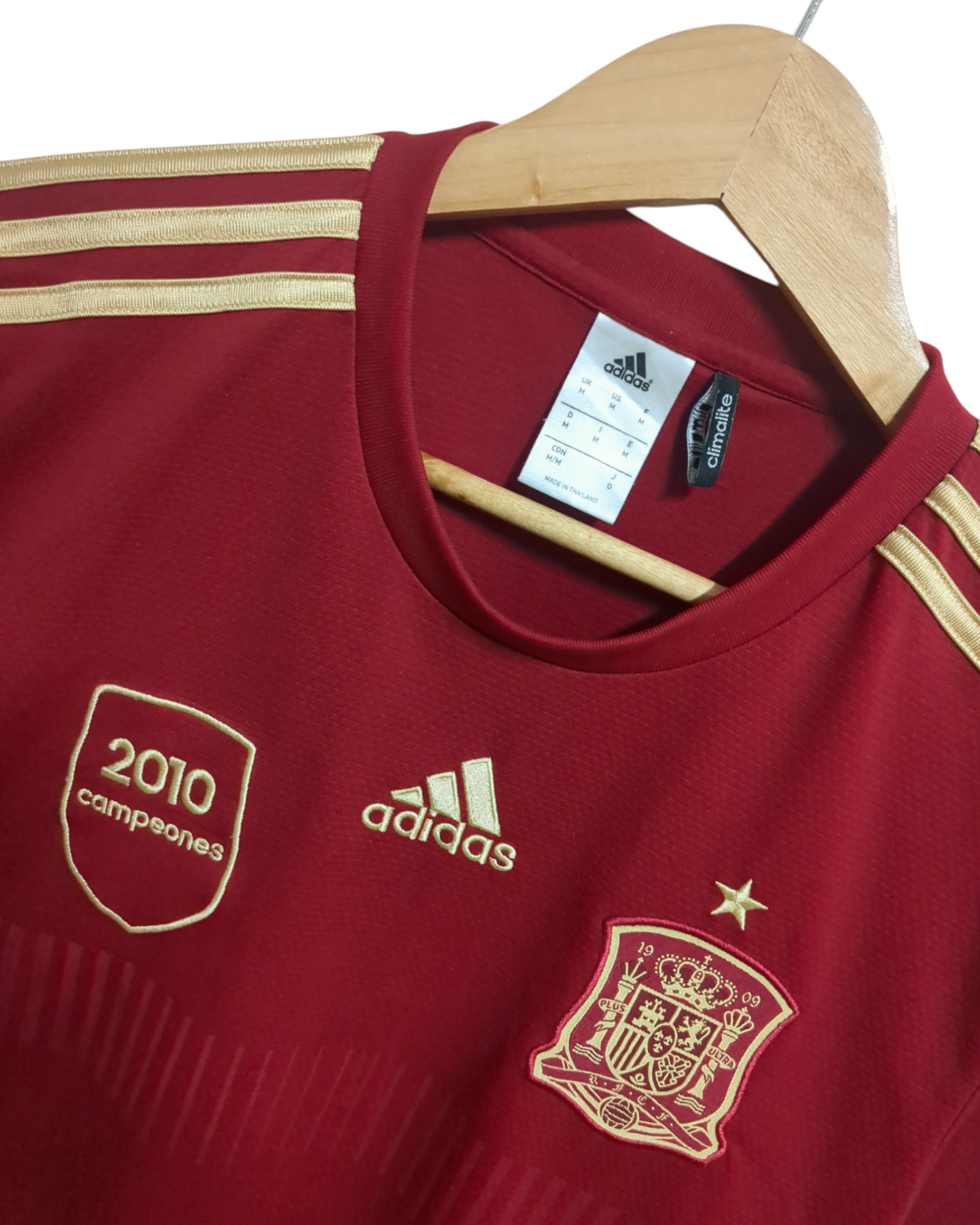 2013-15 Adidas Spain Campeones Training Shirt - (M)