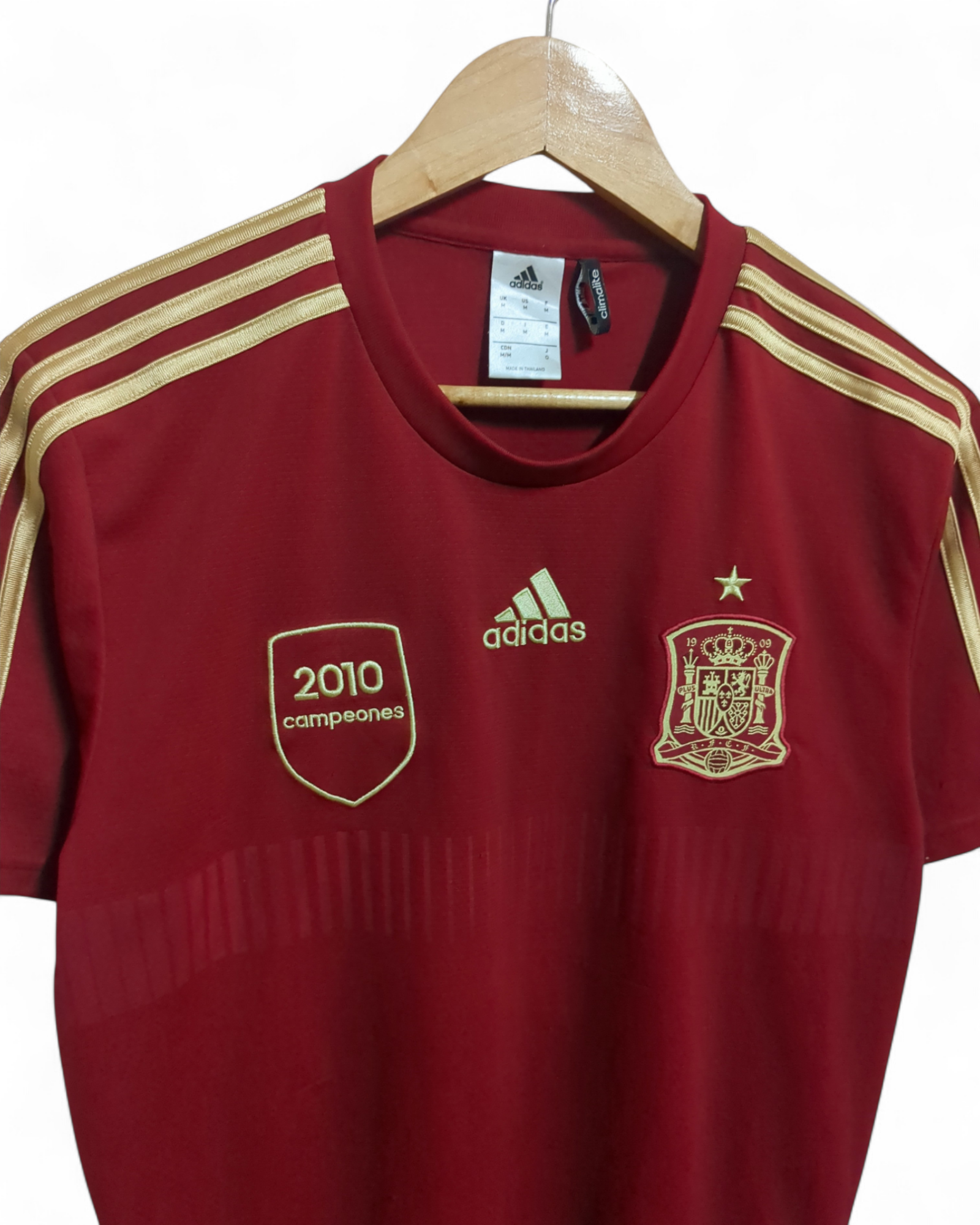 2013-15 Adidas Spain Campeones Training Shirt - (M)