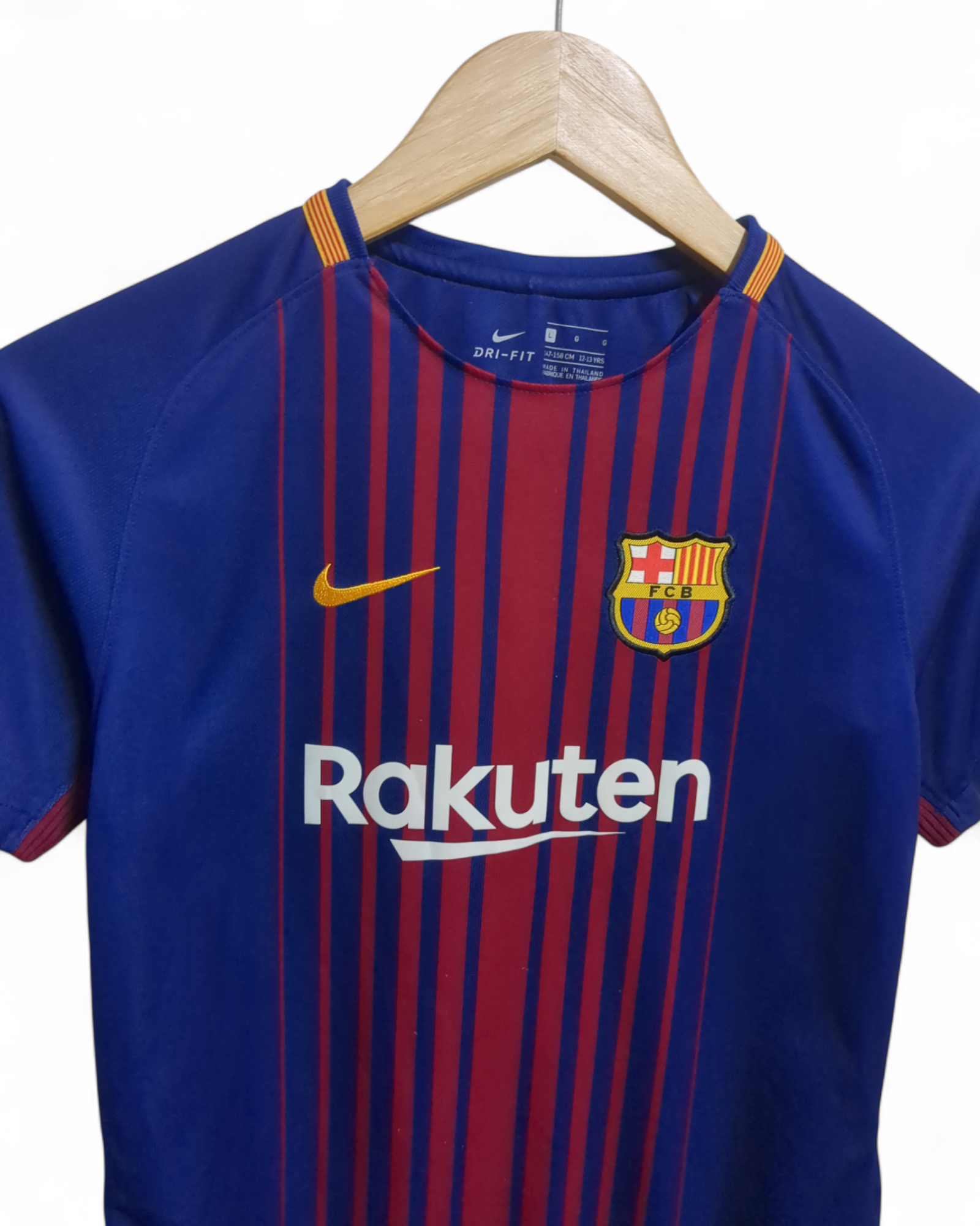 2017-18 Nike Barcelona Home Shirt - (S)
