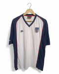 1999-01 England Umbro Cotton Tee - (L)
