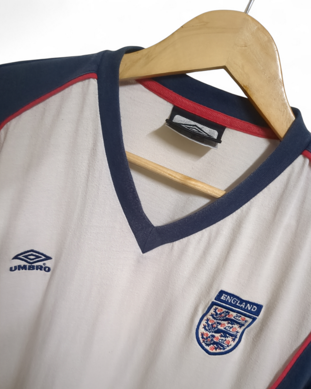 1999-01 Umbro England Cotton Tee - (L)