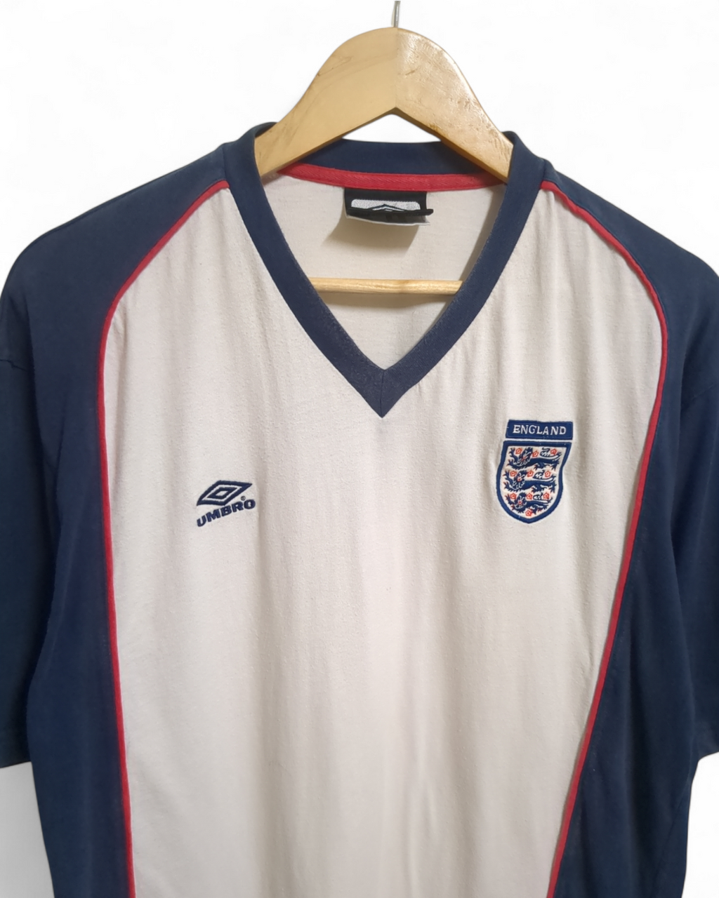 1999-01 Umbro England Cotton Tee - (L)