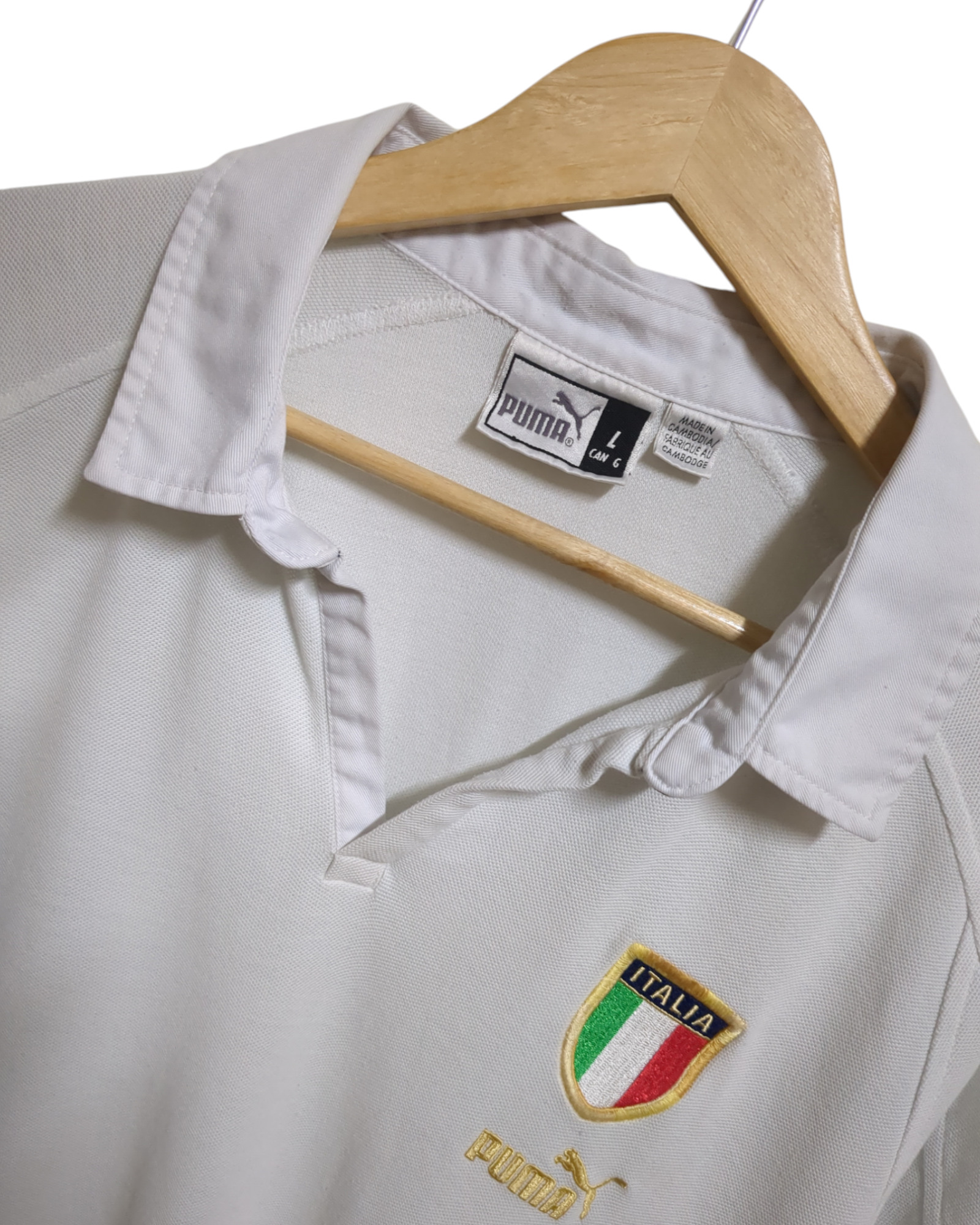 2004-05 Puma Italy Polo Shirt - (L)