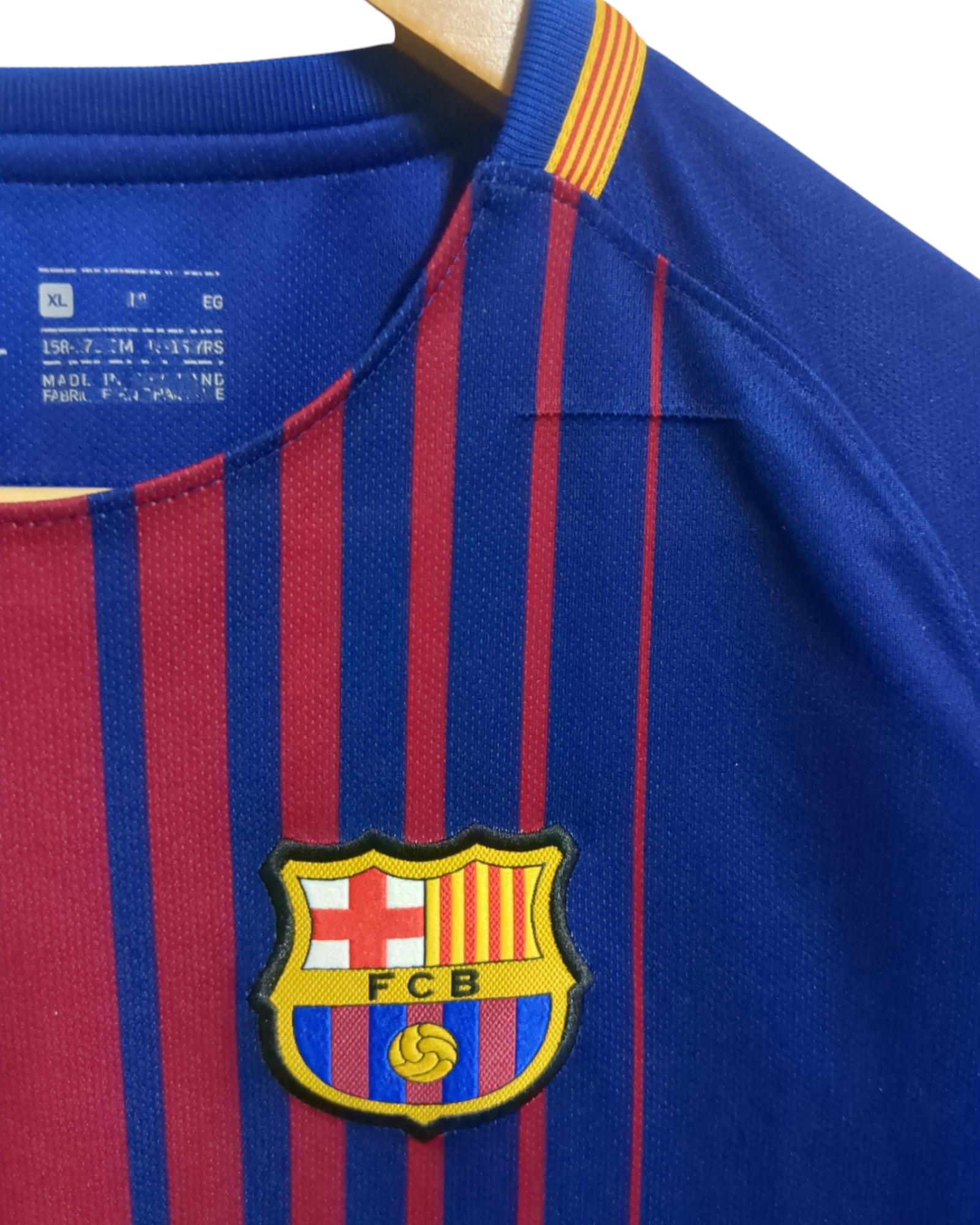 2017-18 Nike Barcelona Home Shirt - (S)
