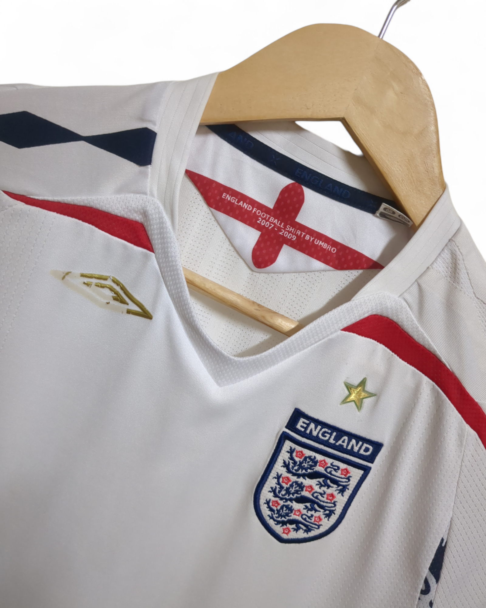 2007-09 Umbro England Home Shirt - (S)