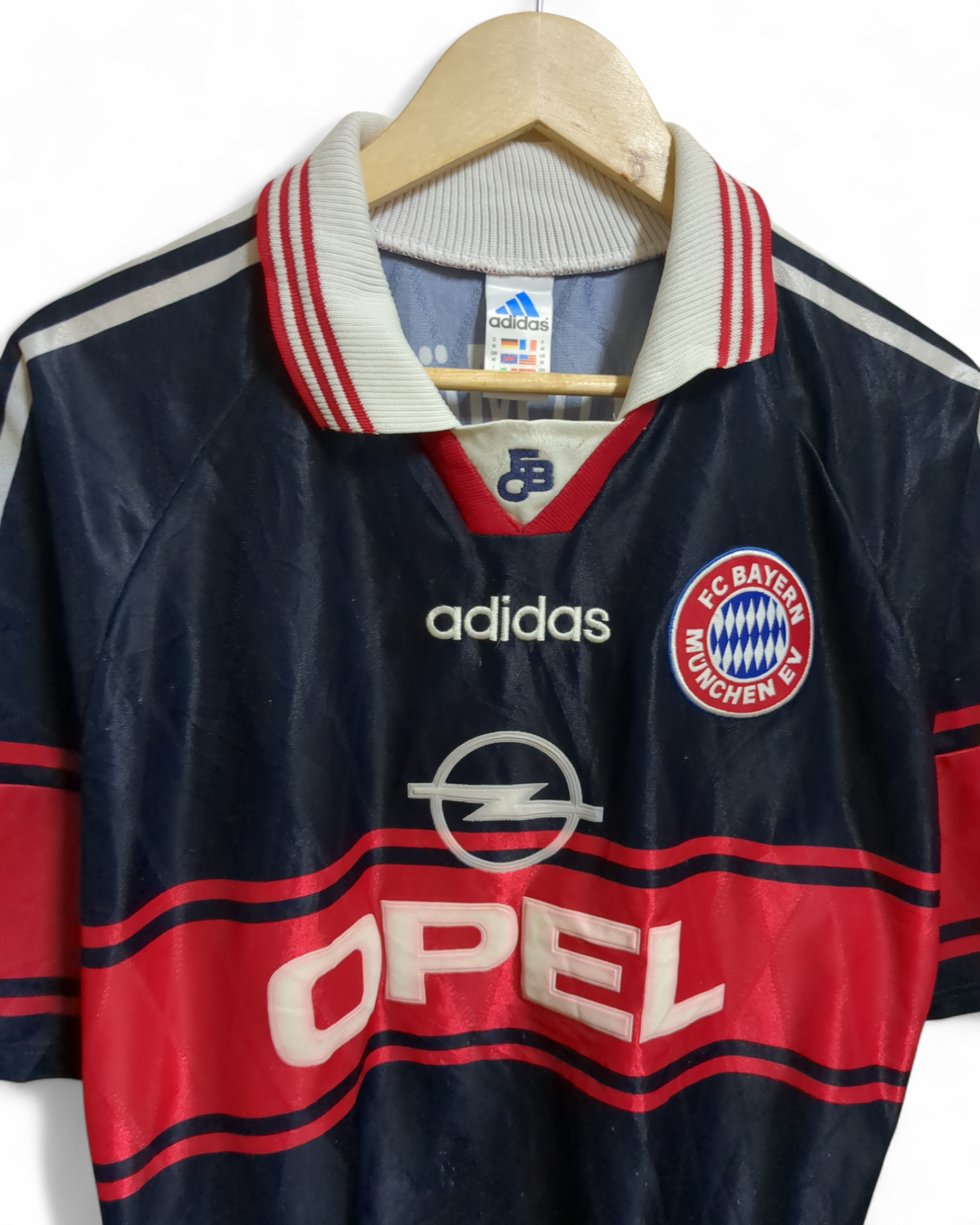 1997-99 Adidas Bayern Munich Home Shirt - (M)