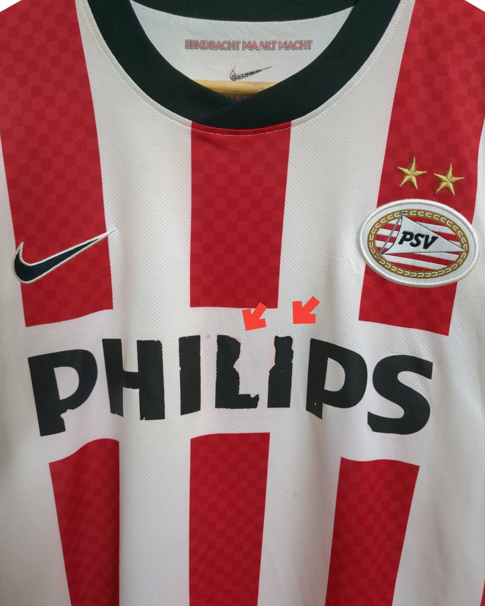 2010-11 Nike PSV Home Shirt - (M)