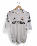 2005-06 Real Madrid Adidas Player Issue Home Shirt - (M)
