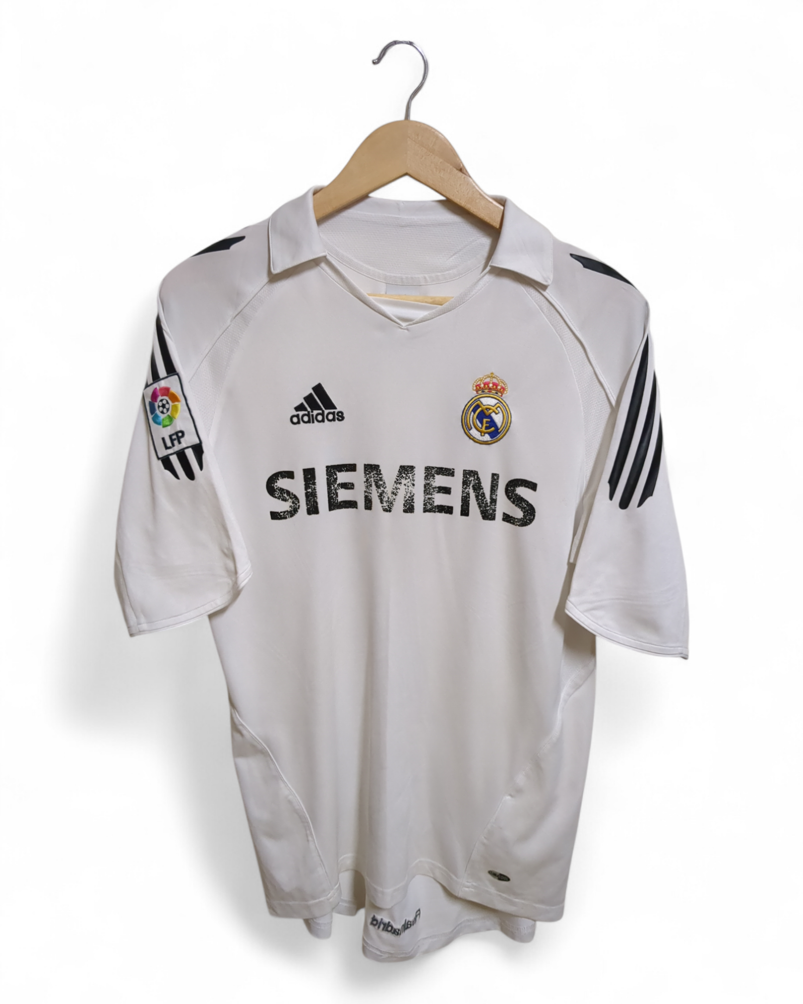 2005-06 Adidas Real Madrid Player Issue Home Shirt - (M)