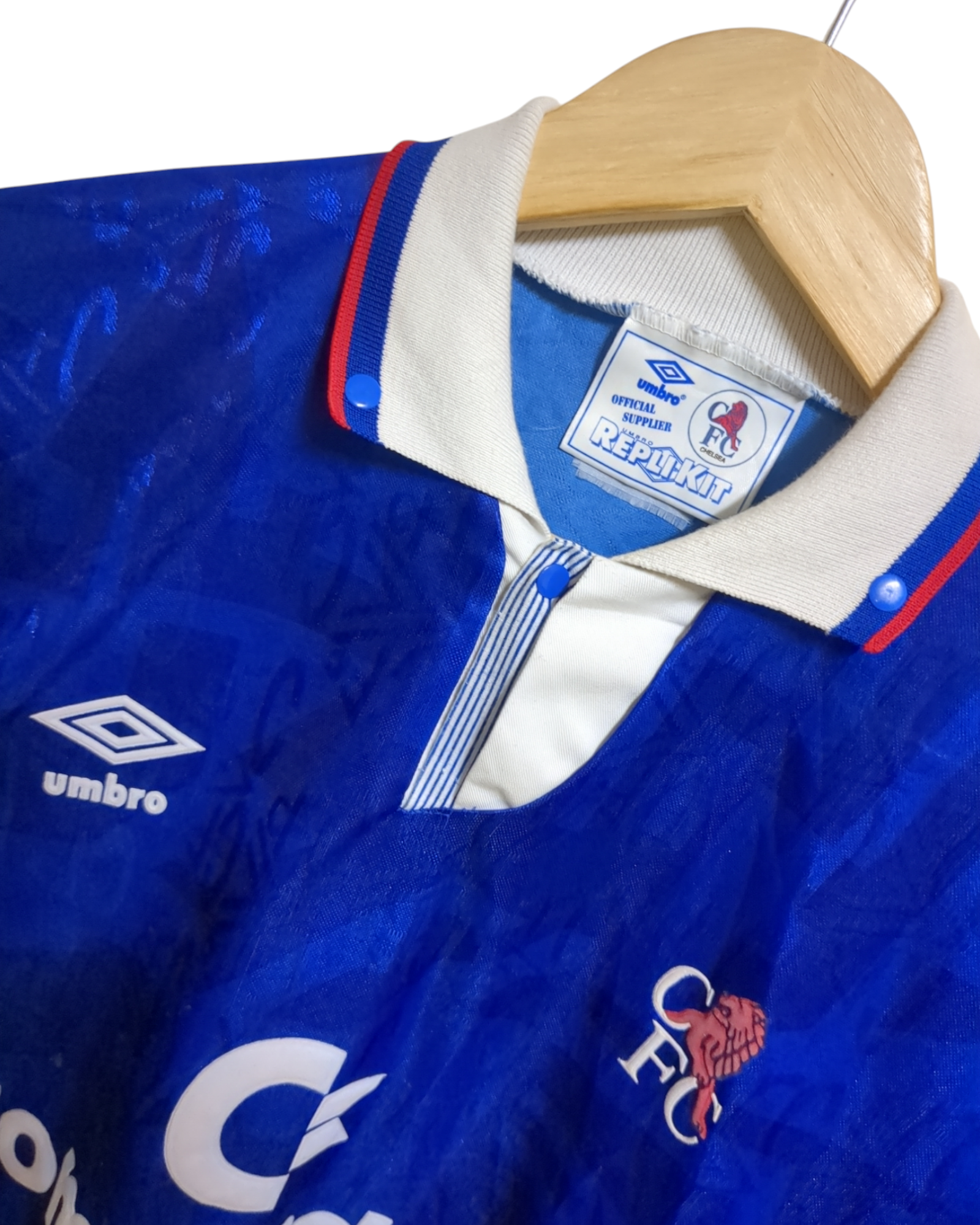 1991-93 Umbro Chelsea Home Shirt - (M)