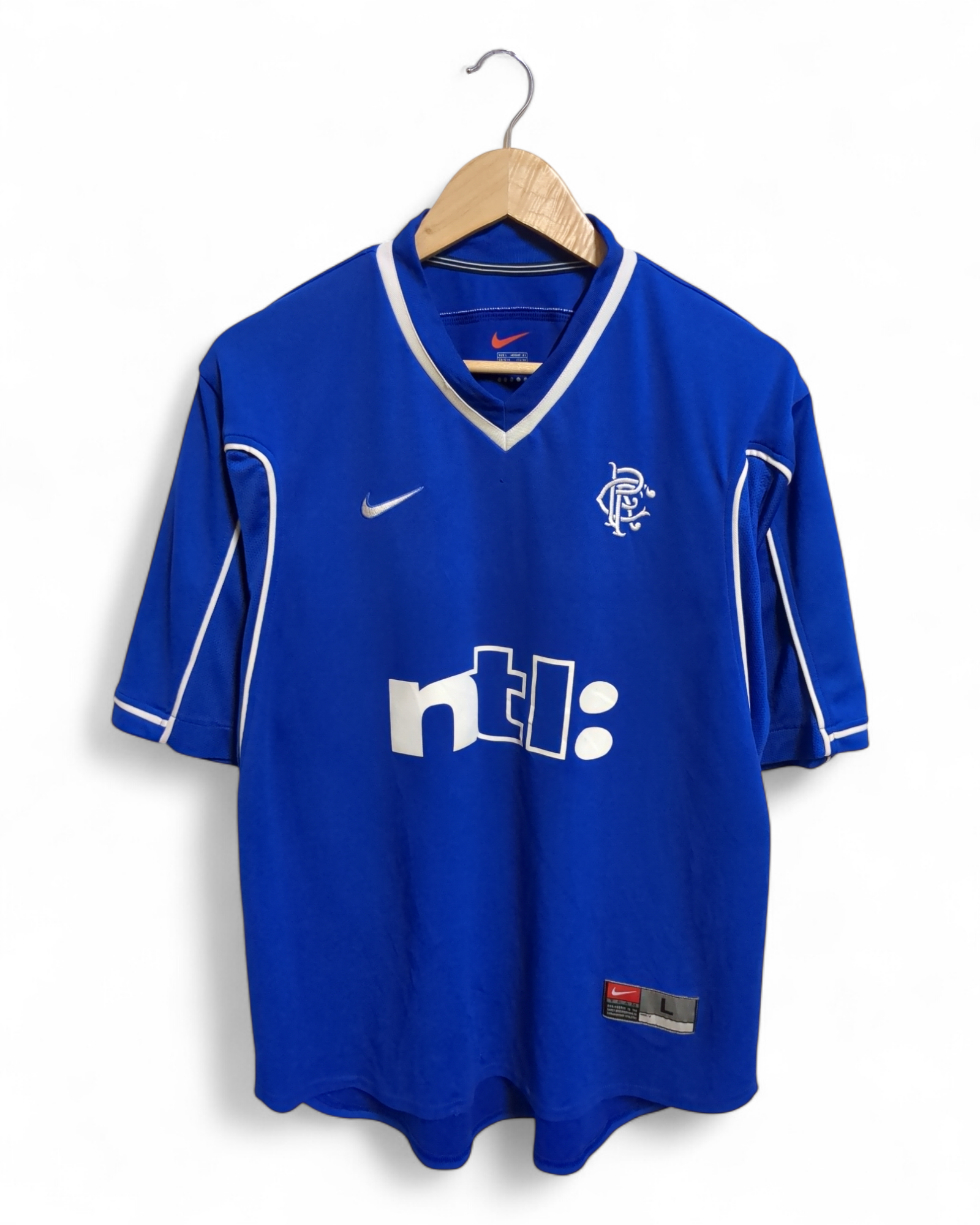 1999-01 Nike Rangers Home Shirt - (L)