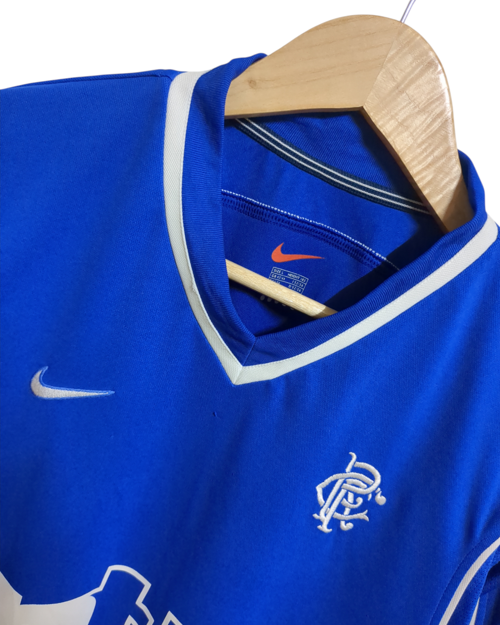 1999-01 Nike Rangers Home Shirt - (L)