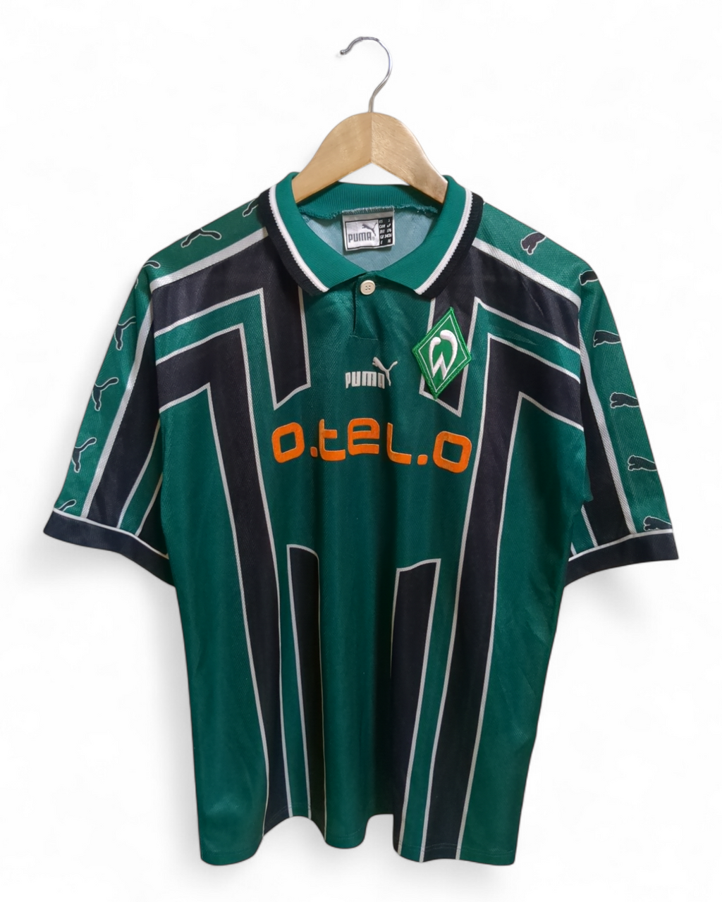 PUMA Werder Bremen シャツ Lサイズ 1995-96 Werder Bremen Home L/S Shirt - 9/10 - (S)