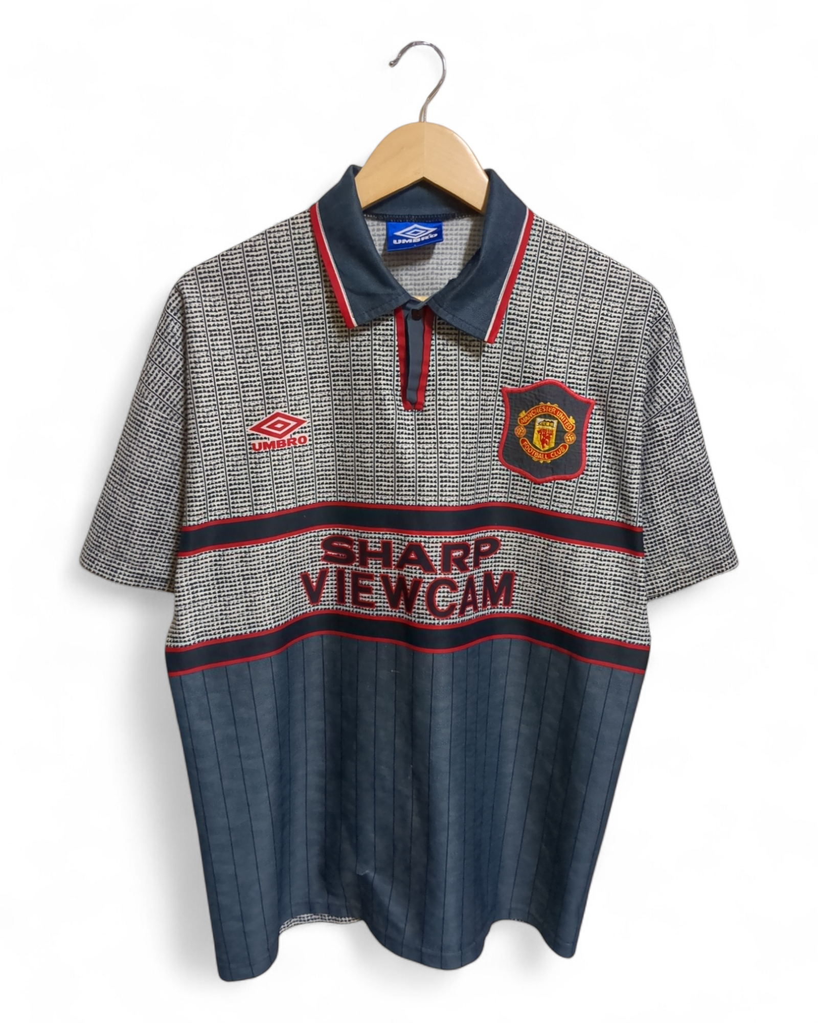 1995-96 Umbro Manchester United Away Shirt - (L)