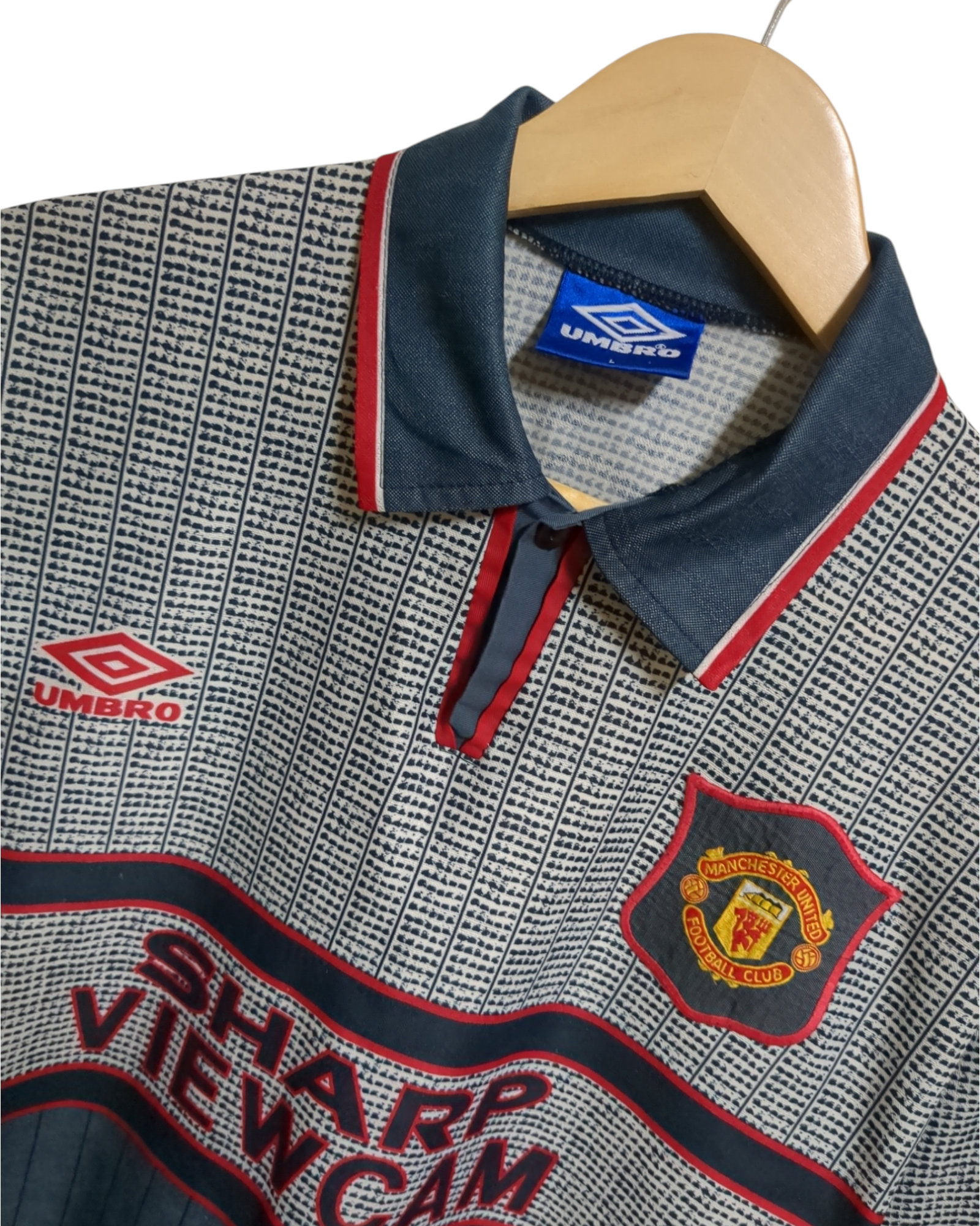 1995-96 Umbro Manchester United Away Shirt - (L)