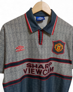 1995-96 Umbro Manchester United Away Shirt - (L)