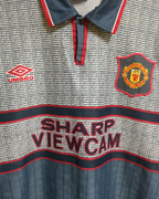 1995-96 Umbro Manchester United Away Shirt - (L)