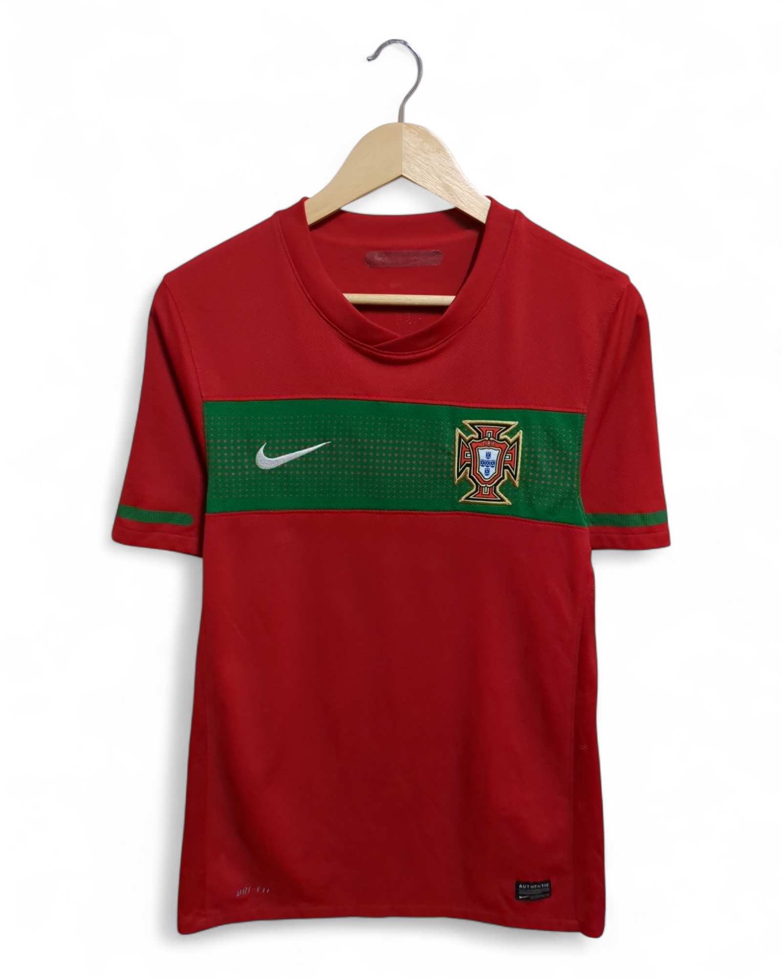 2010-11 Nike Portugal Home Shirt - (S)