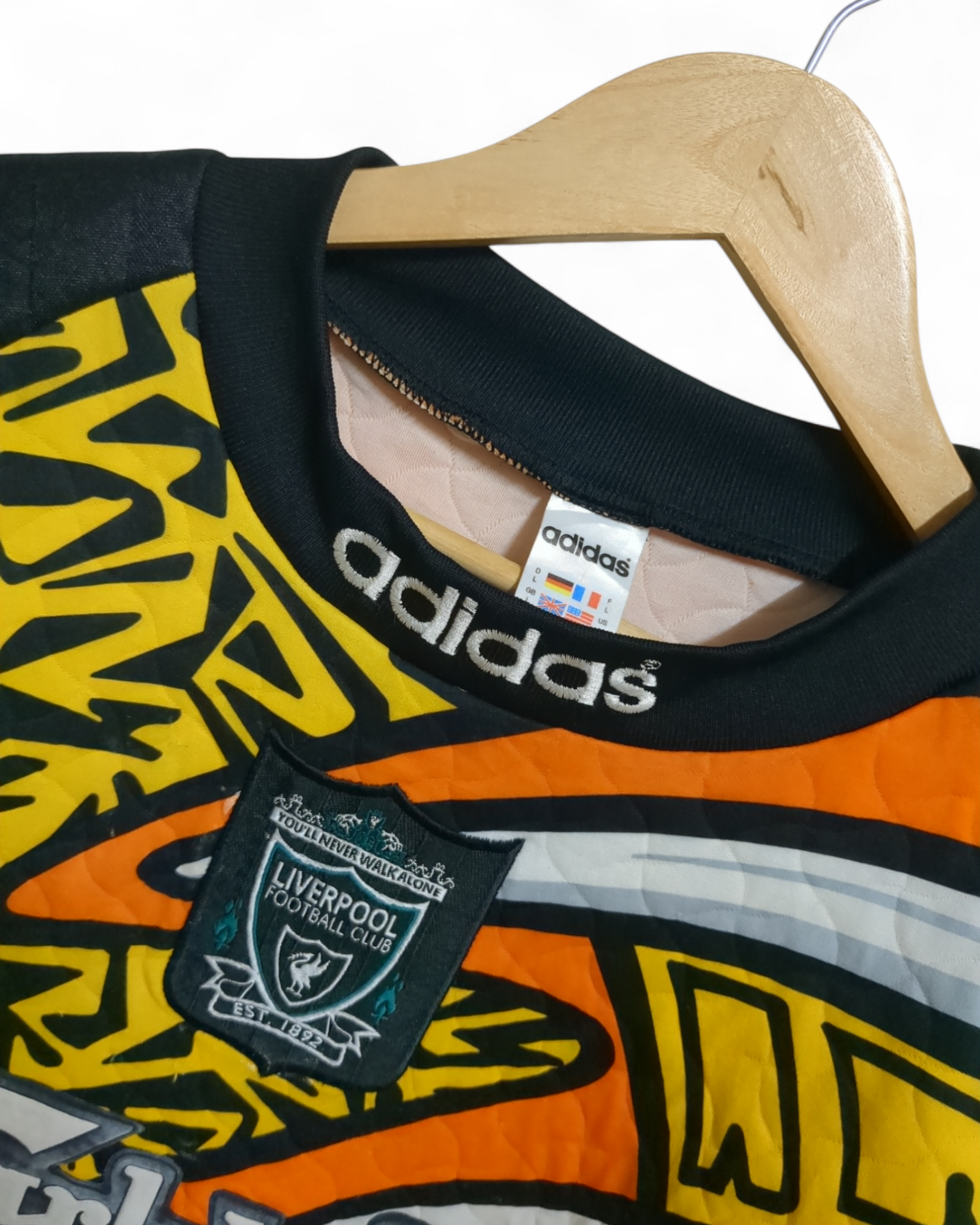 1995-96 Adidas Liverpool Goalkeeper L/S Shirt - (L)