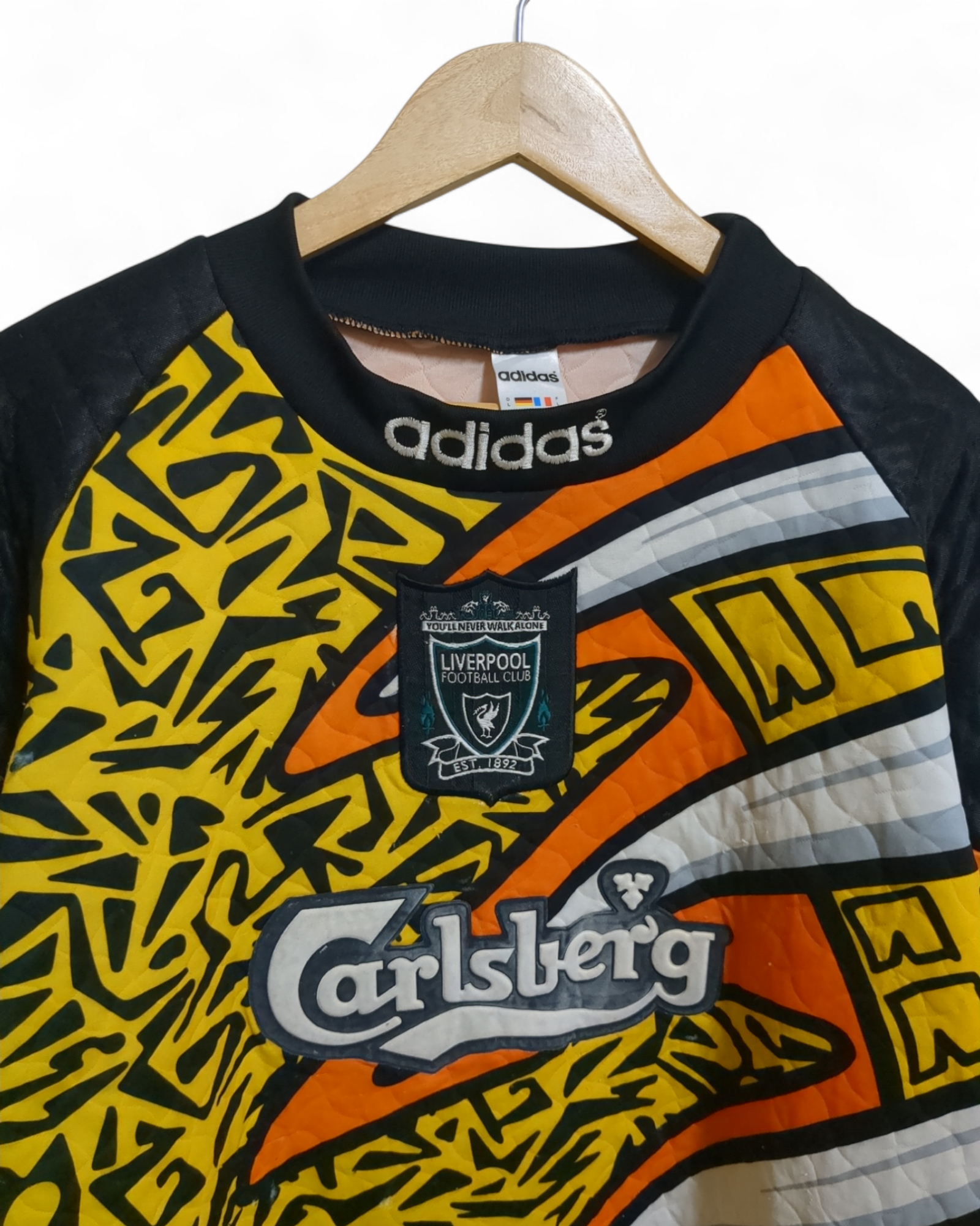 1995-96 Adidas Liverpool Goalkeeper L/S Shirt - (L)