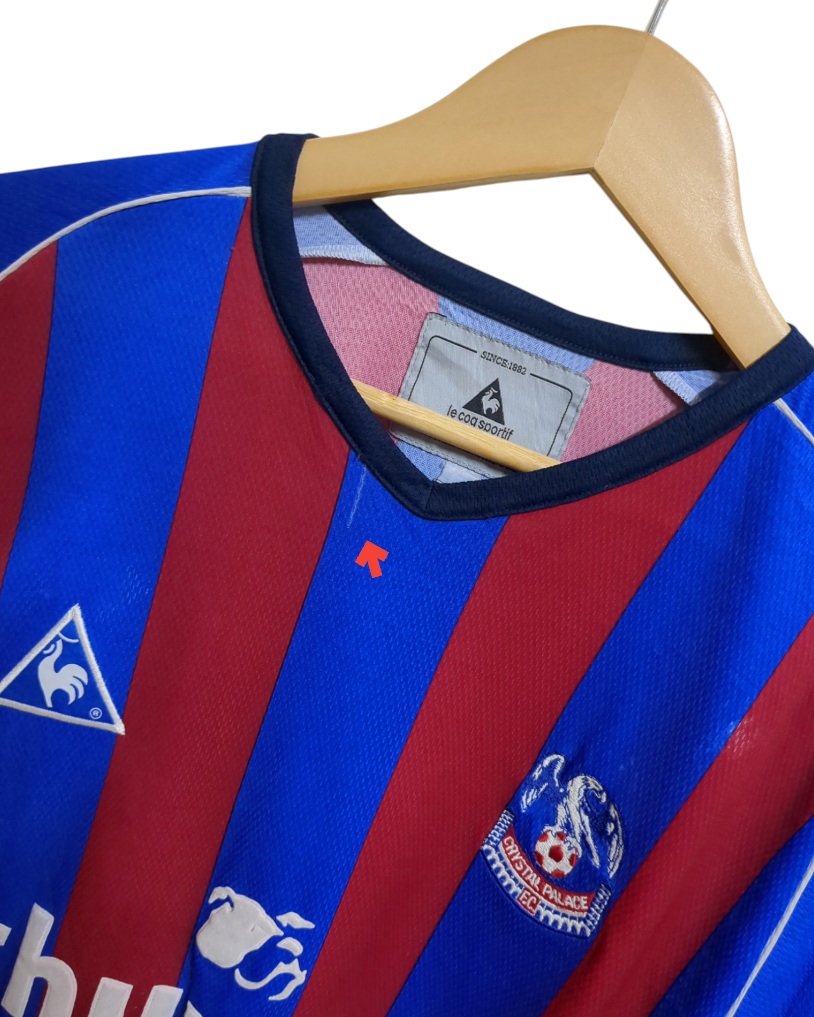 2002-03 Le Coq Sportif Crystal Palace Home L/S Shirt - (XL)