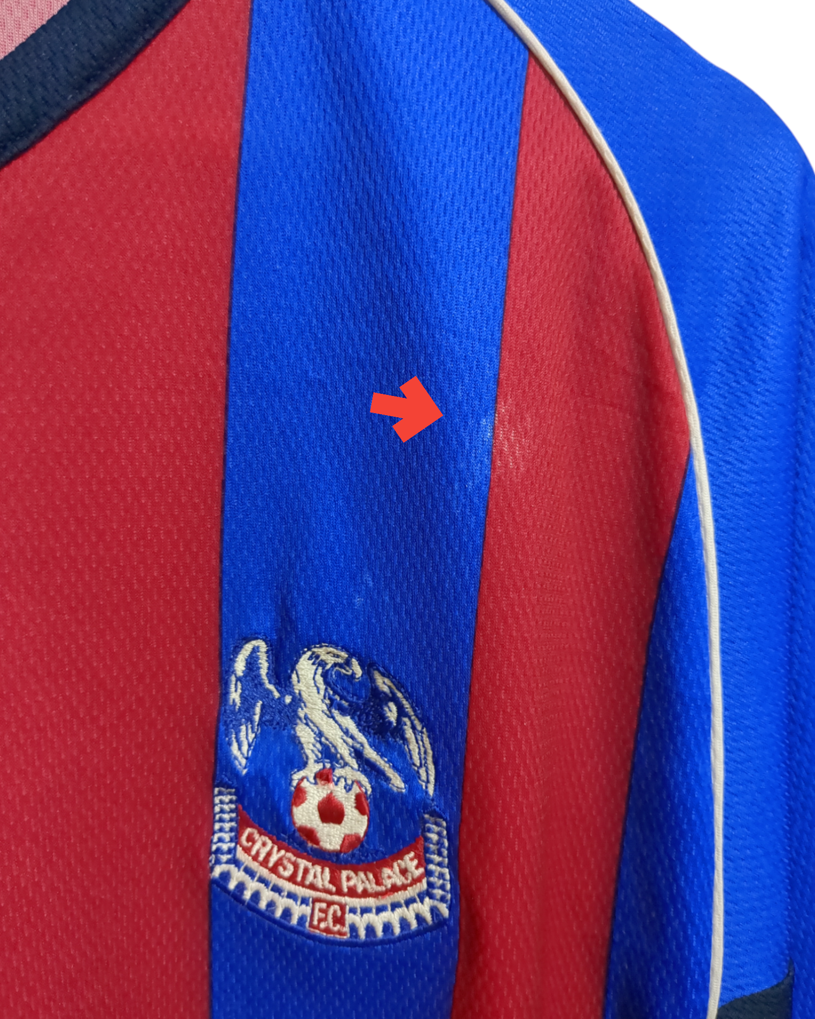 2002-03 Le Coq Sportif Crystal Palace Home L/S Shirt - (XL)