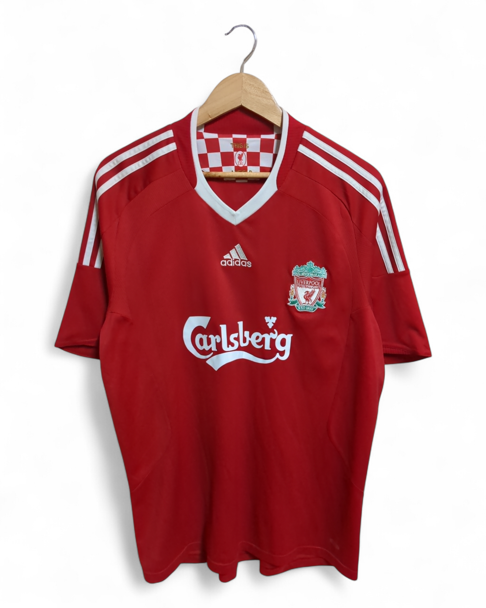 2008-10 Adidas Liverpool Home Shirt - (L)