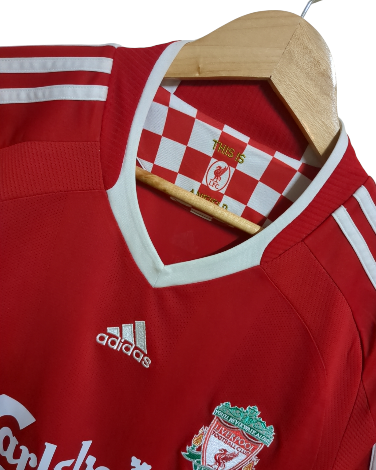 2008-10 Adidas Liverpool Home Shirt - (L)