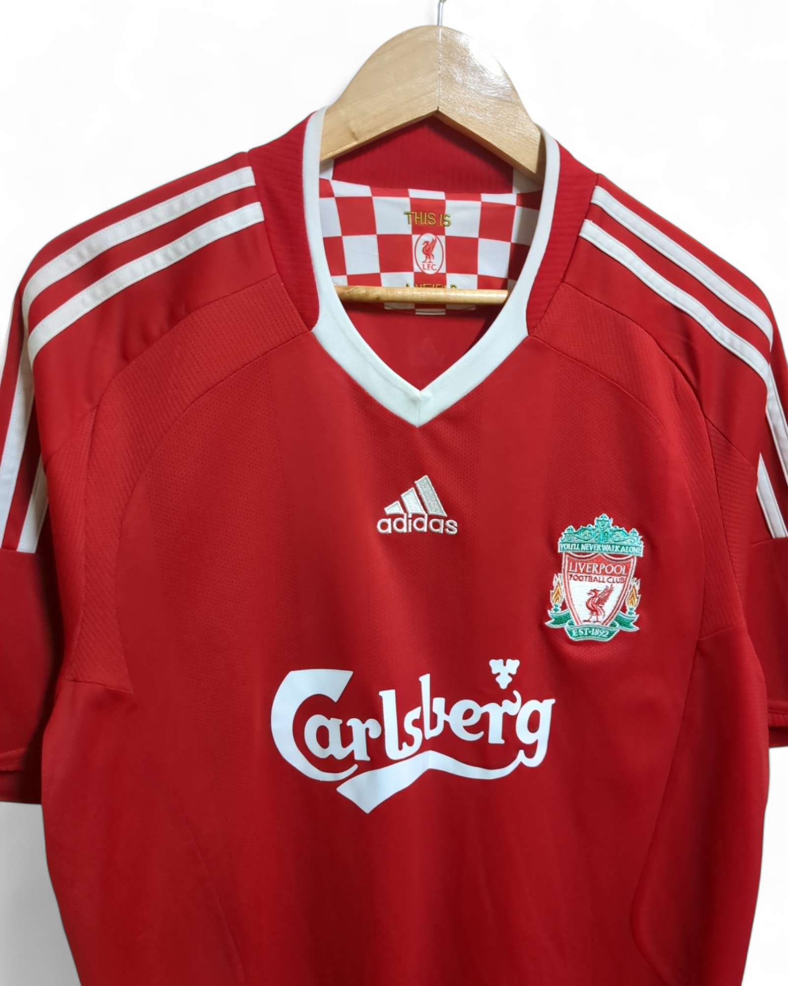 2008-10 Adidas Liverpool Home Shirt - (L)