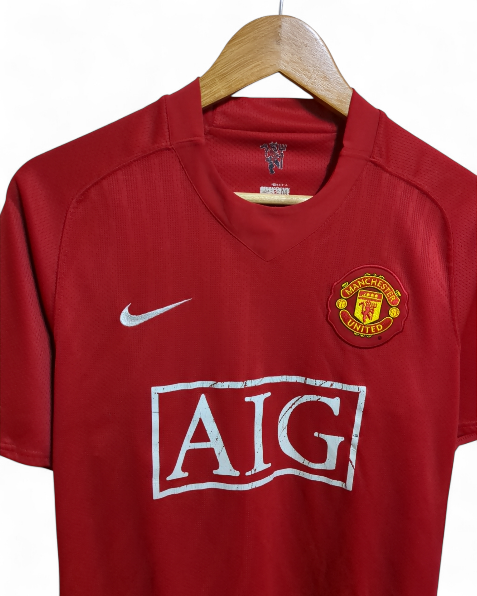 2007-09 Manchester United Home Shirt - (M)