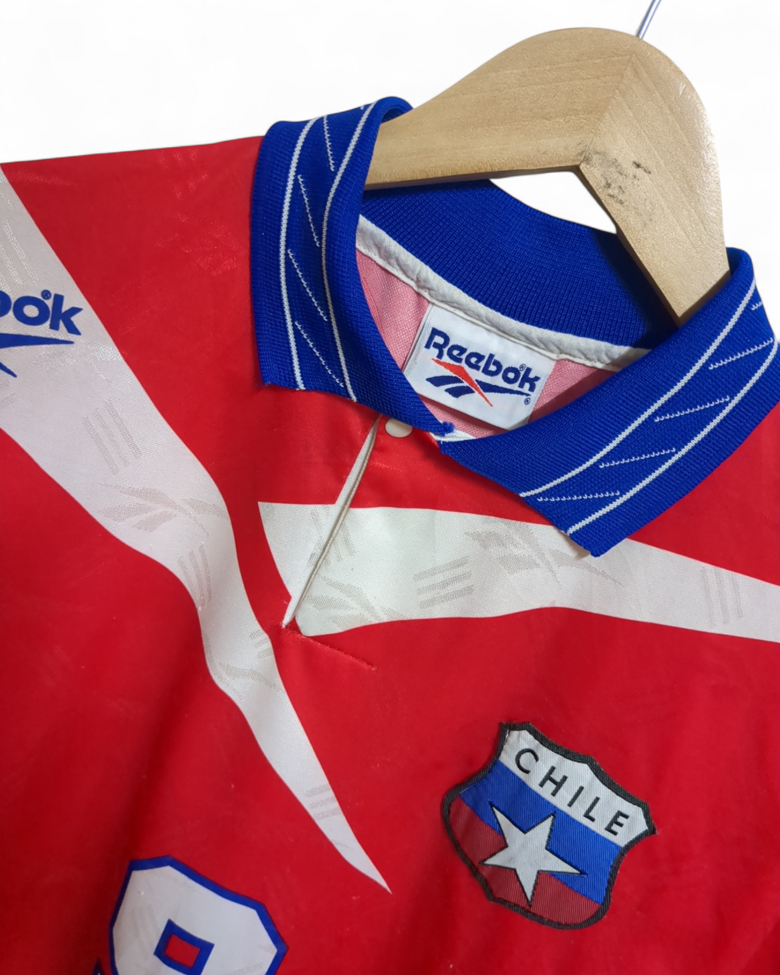 1997-99 Reebok Chile Home Shirt #9 (Zamorano) - (L)