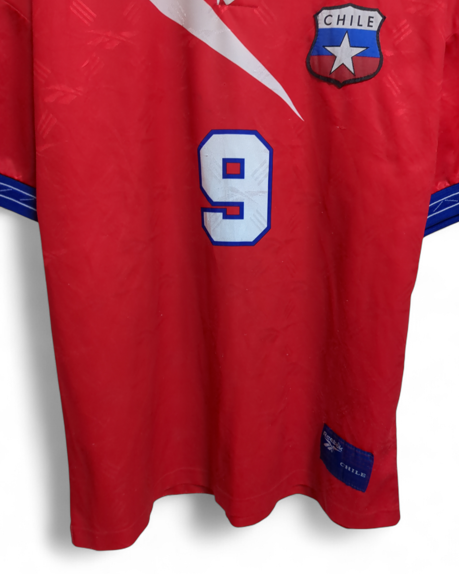 1997-99 Reebok Chile Home Shirt #9 (Zamorano) - (L)